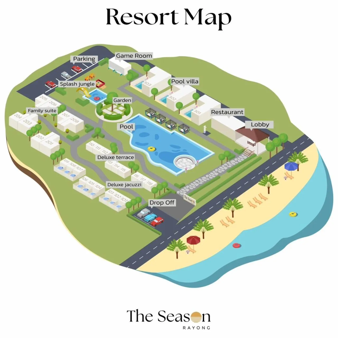 Floor plan in The Season Resort