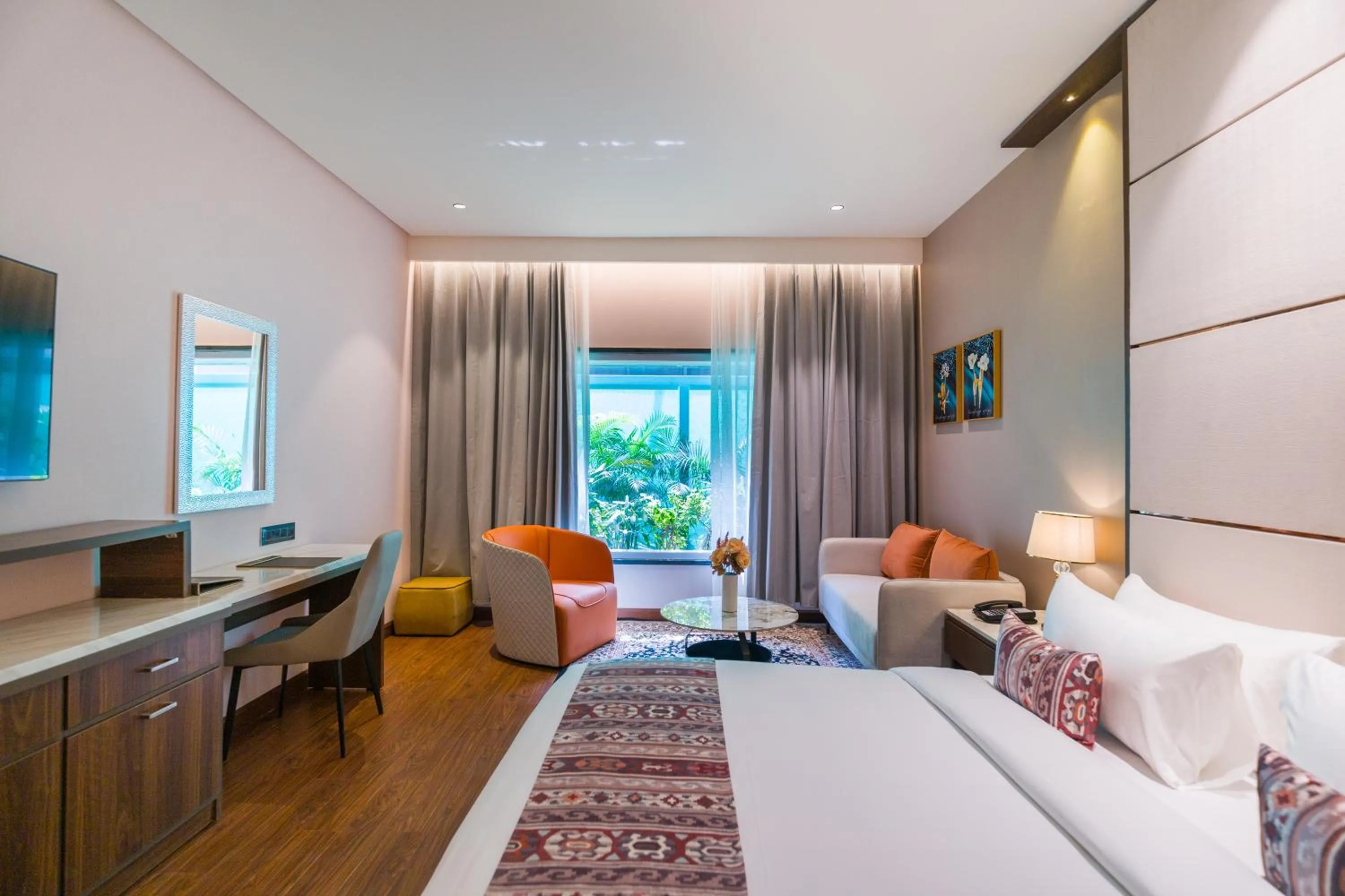 Bed in The Maple Hotel