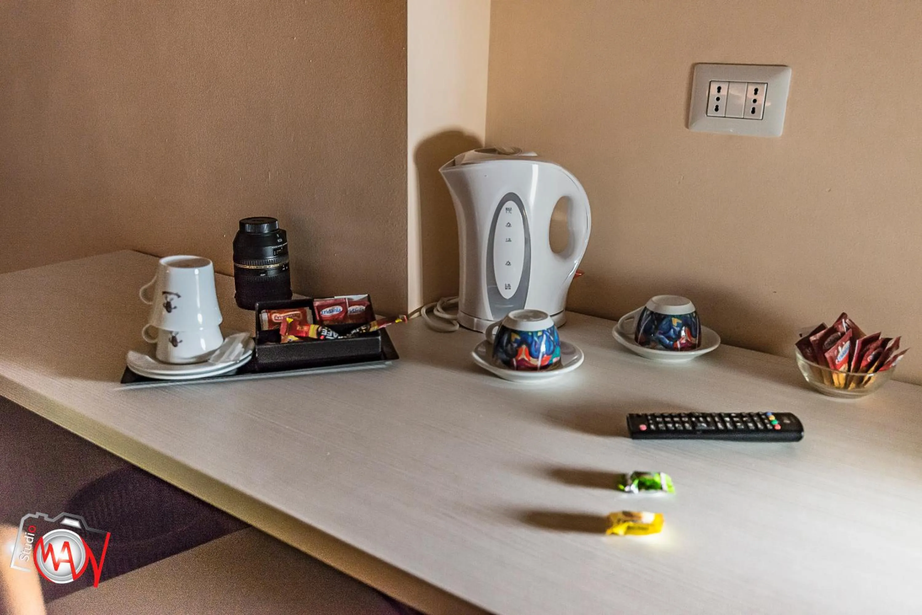 Coffee/tea facilities in Hotel Moderno