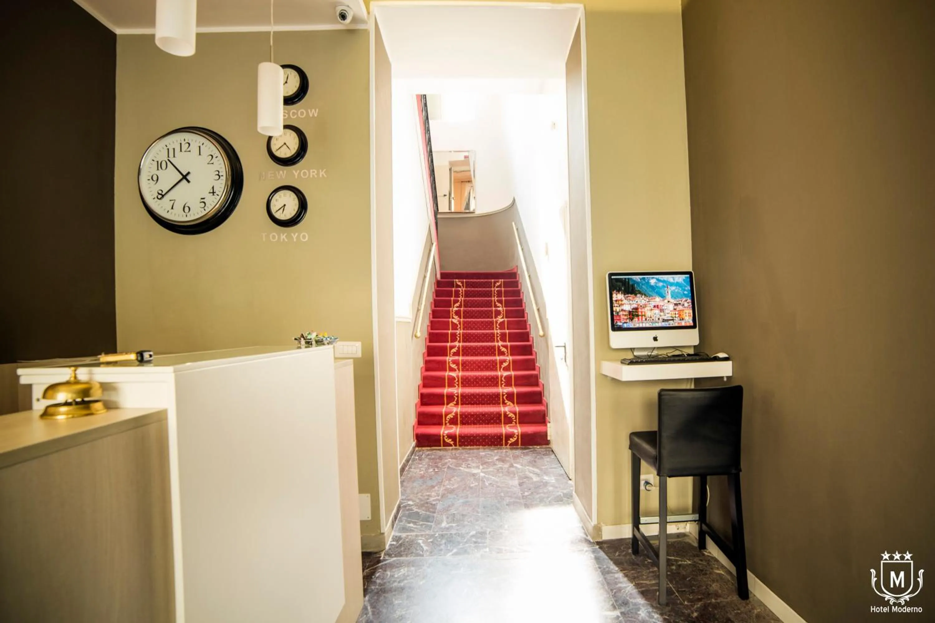 Lobby or reception in Hotel Moderno