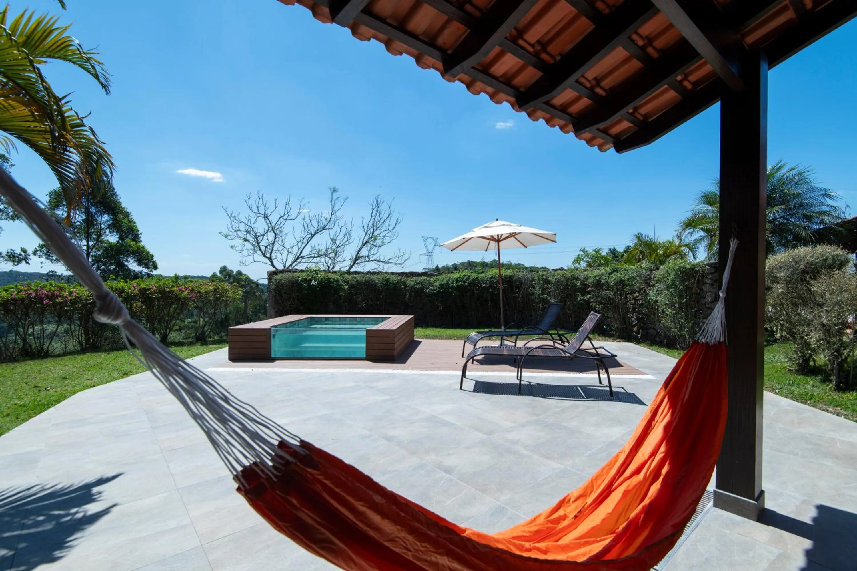 Garden view in Hotel Villa Rossa