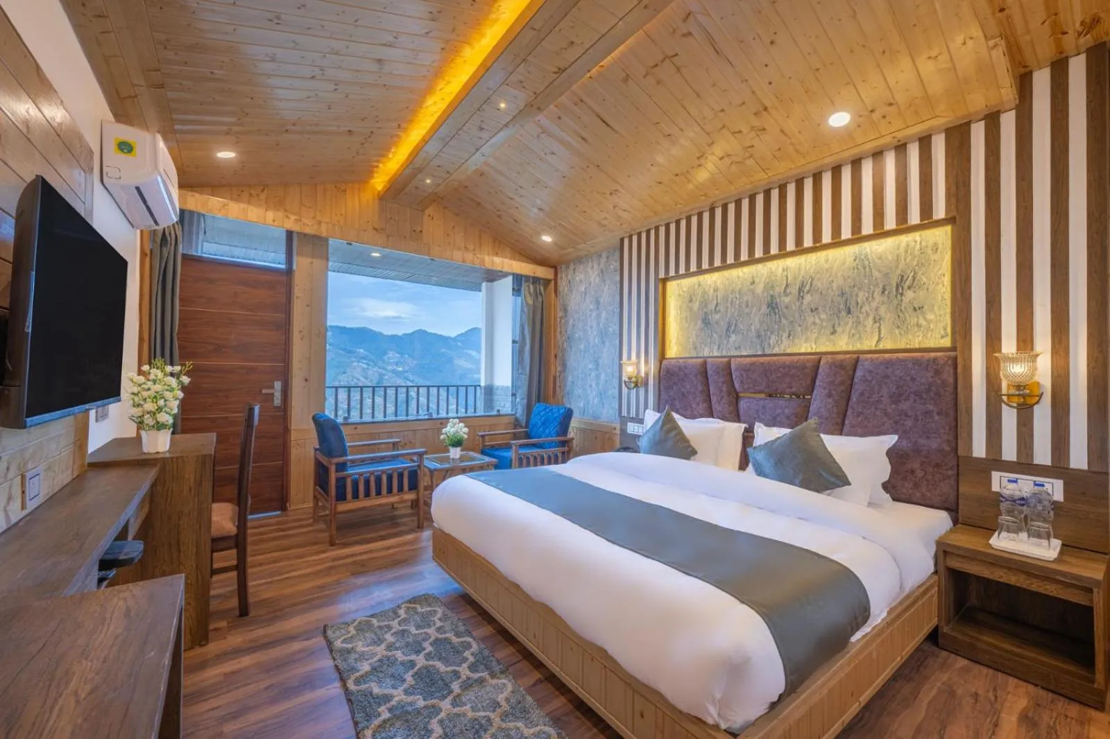Bed in Manaw Valley Resort