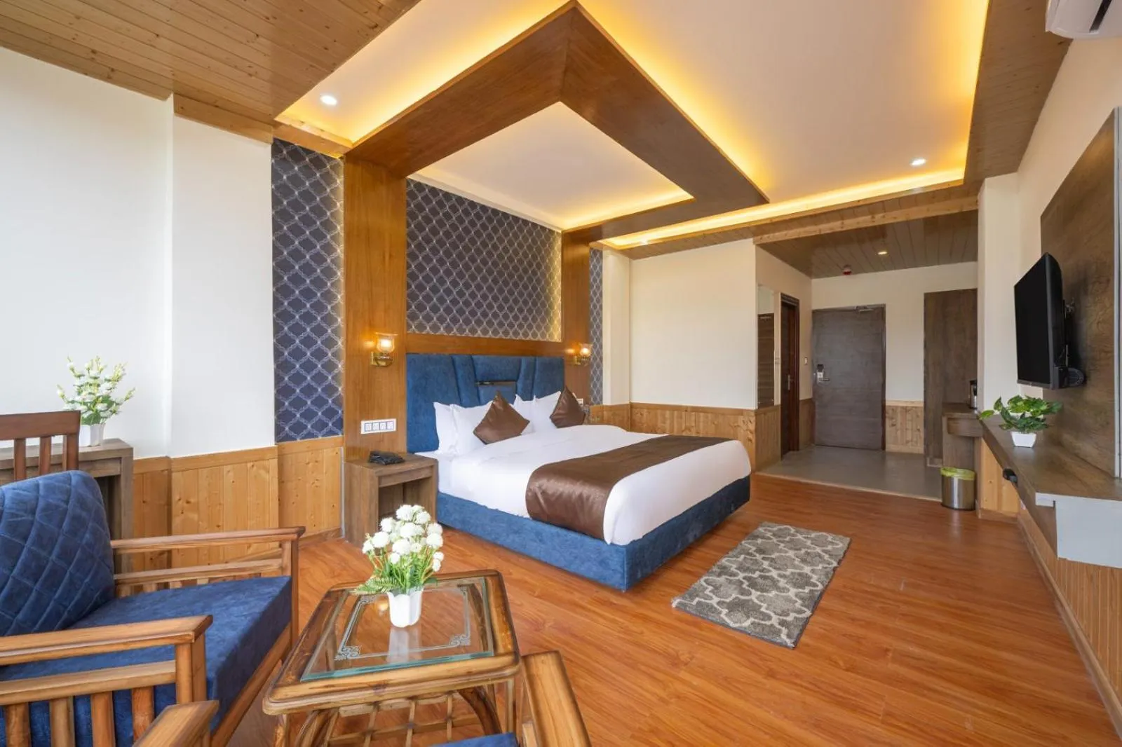 Bed in Manaw Valley Resort