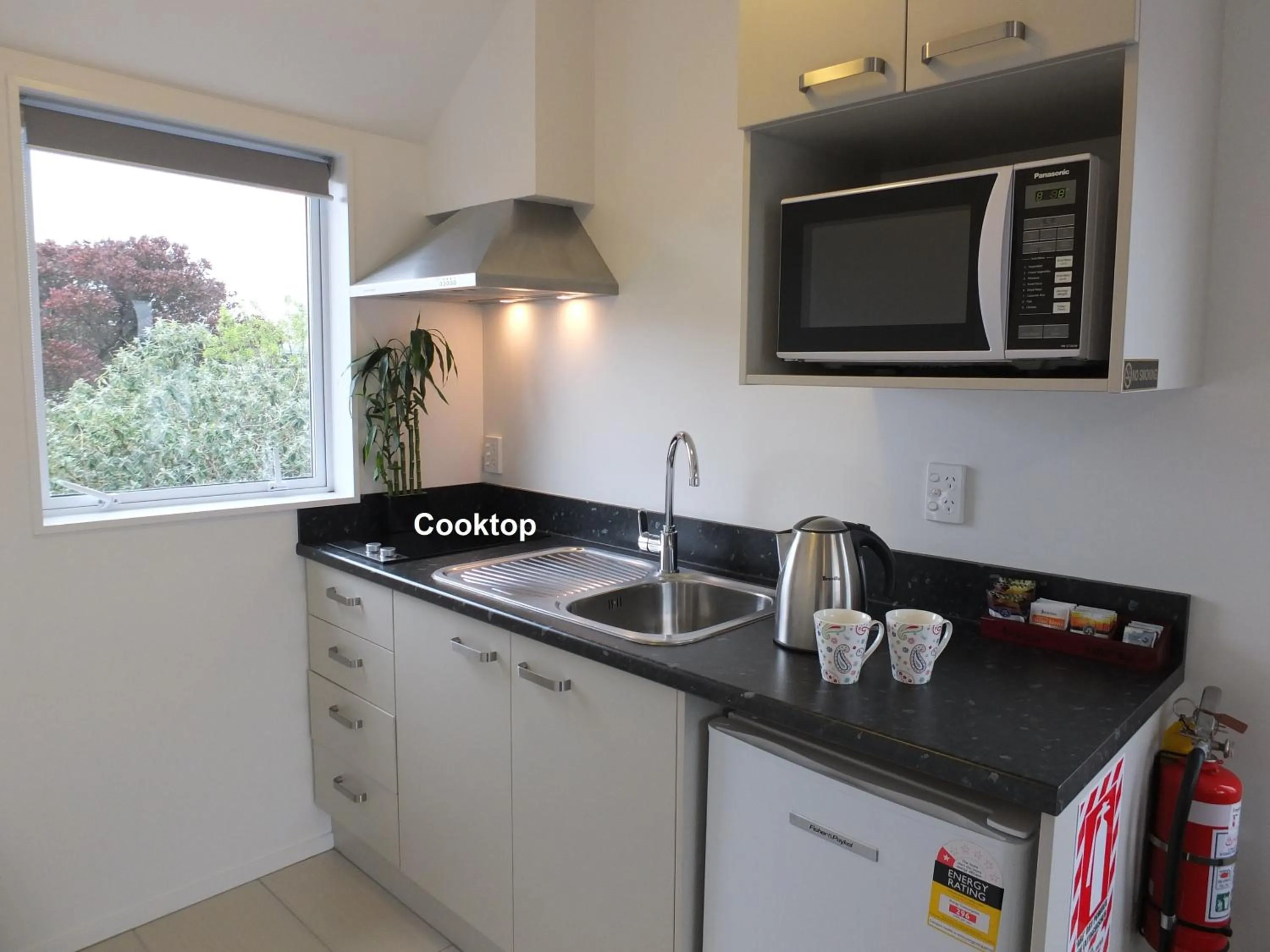 Kitchen or kitchenette in 101 Stars Motel