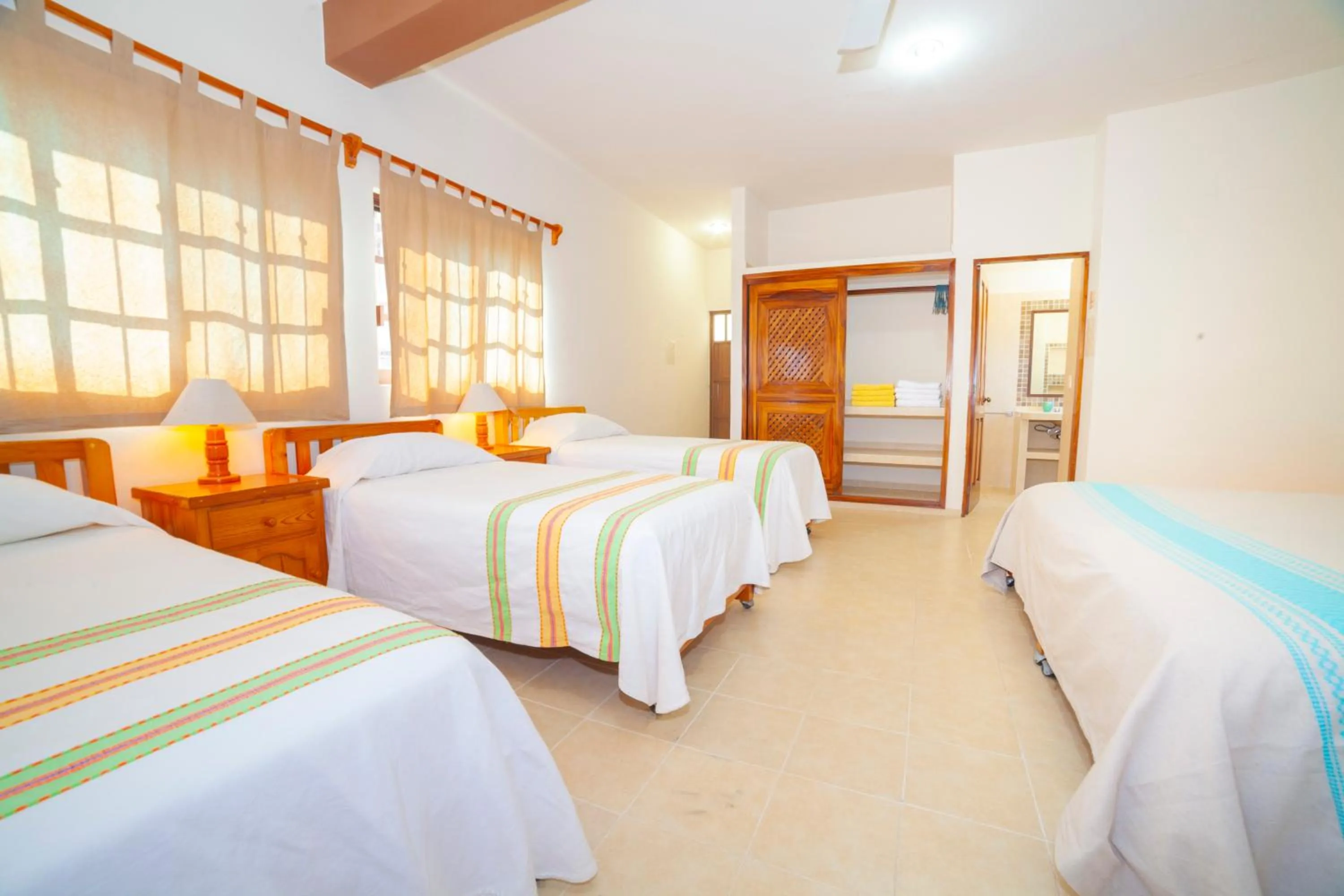 Bed in Hotel Casa Rush