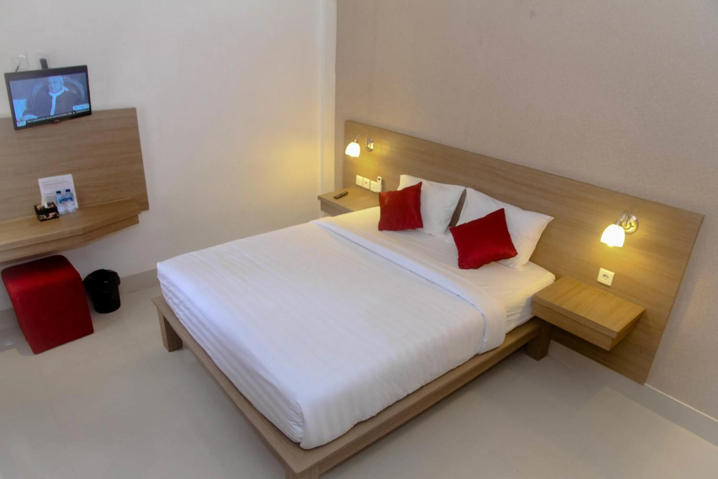 Bed in D'Camel Hotel Lembongan