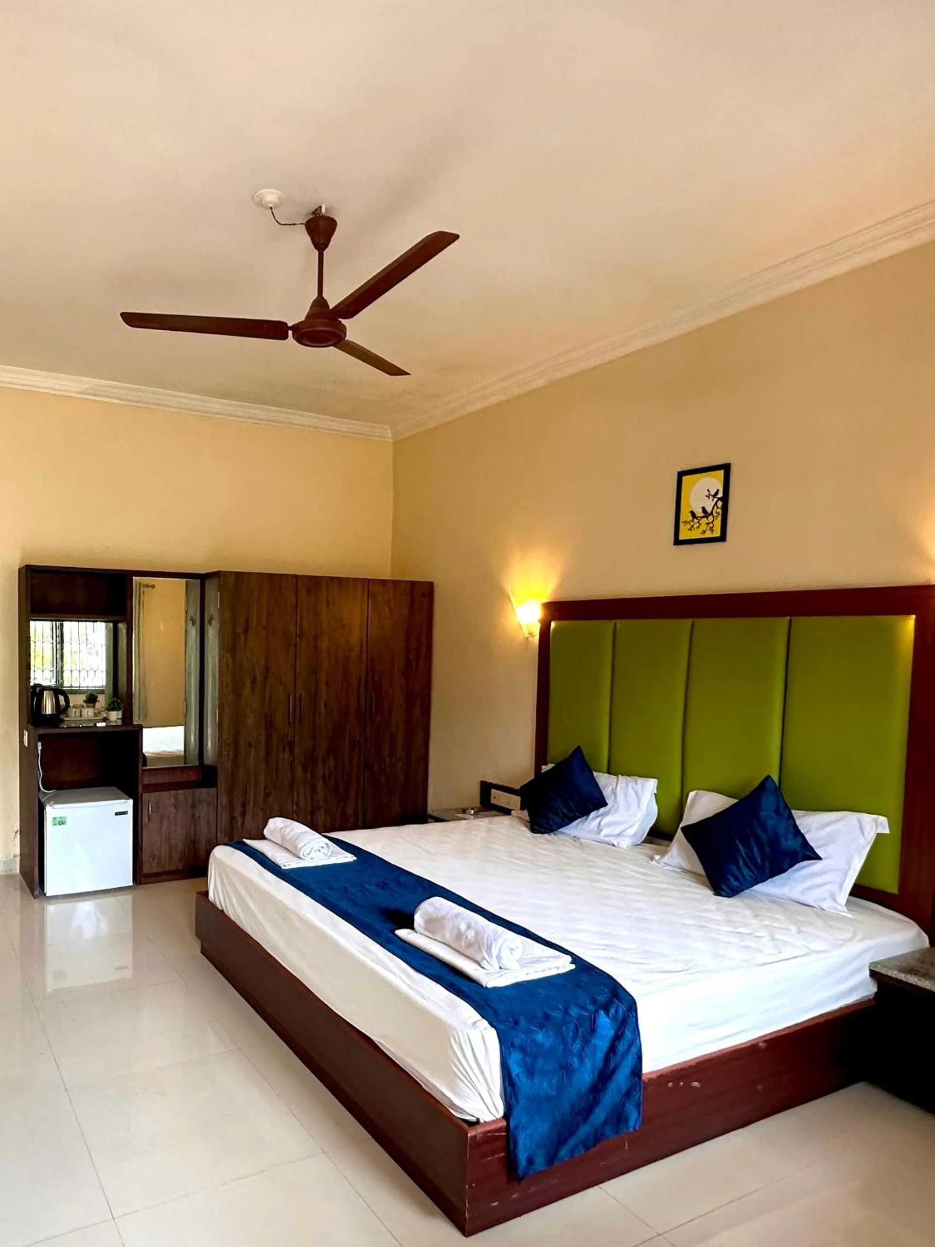 Bed in Hotel Riverside