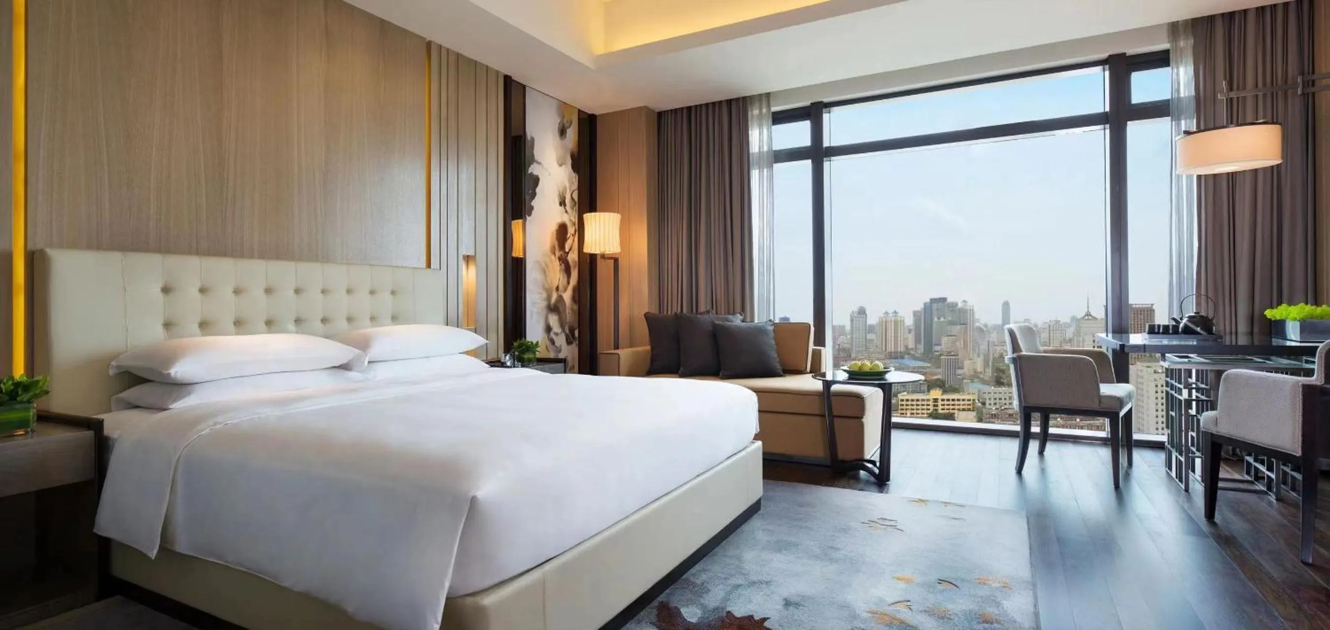 Bed in Grand Hyatt Shenyang