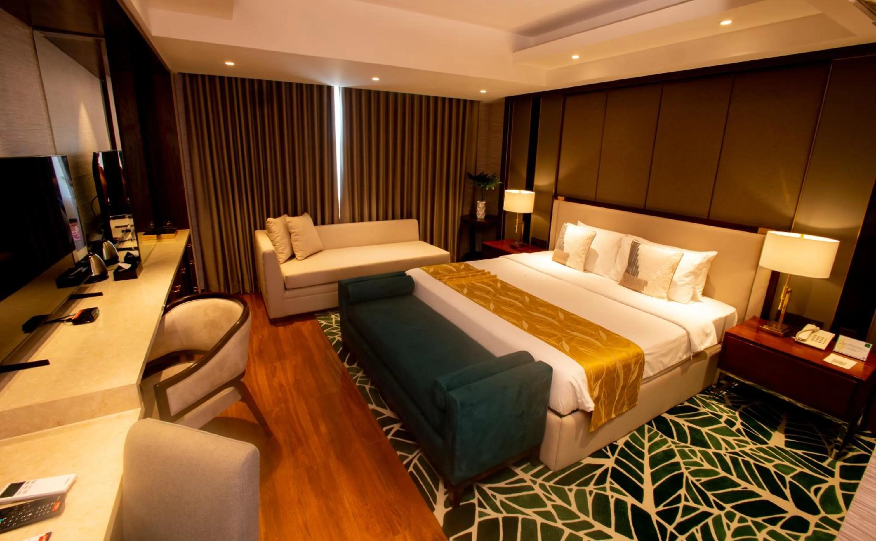 Bed in The Harvest Hotel Managed by HII