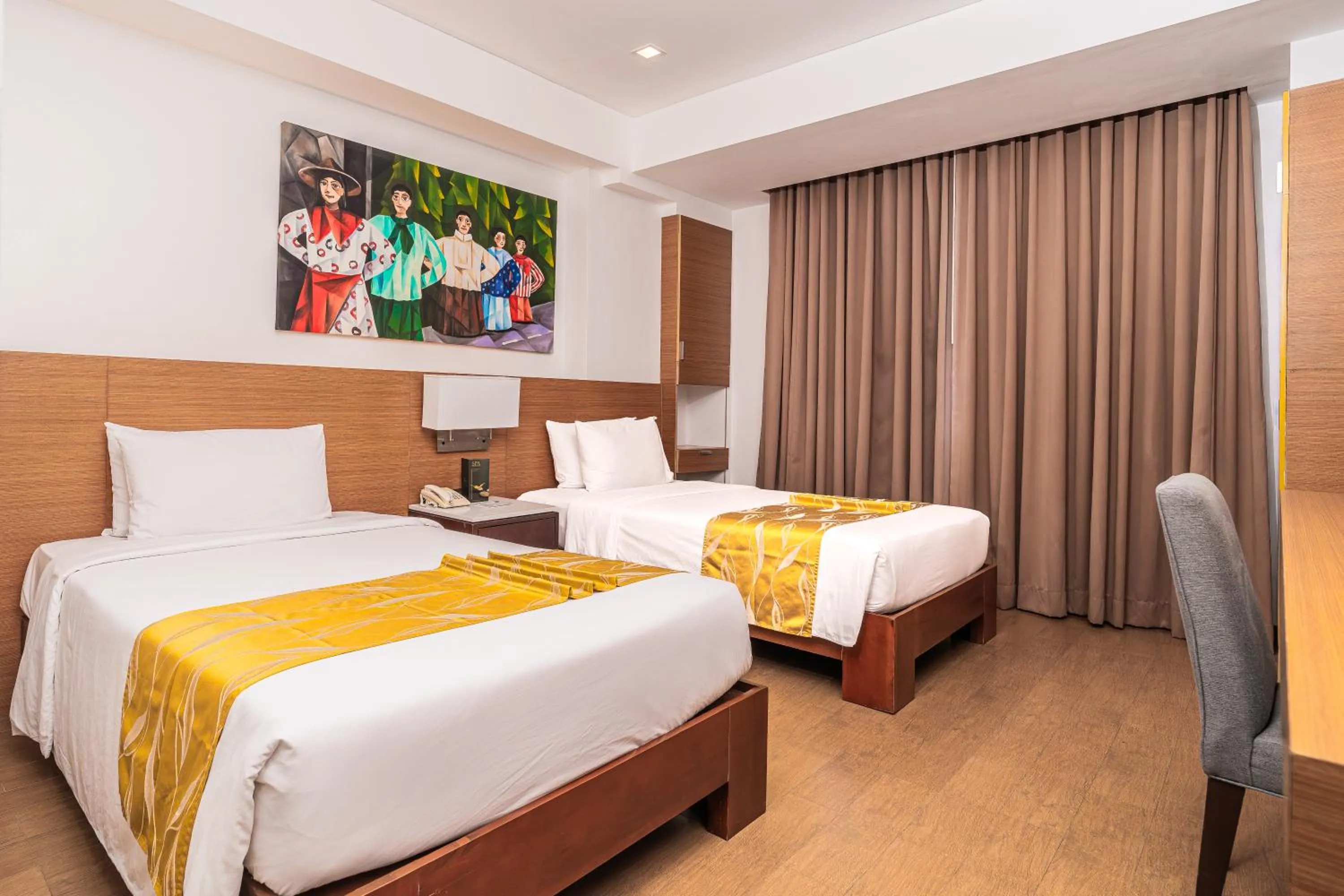 Bed in The Harvest Hotel Managed by HII