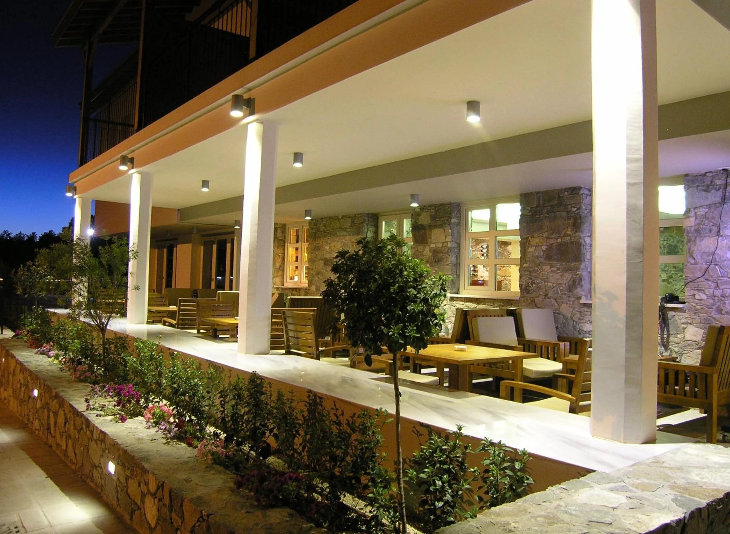 Patio in Livadia Hotel Kyperounta