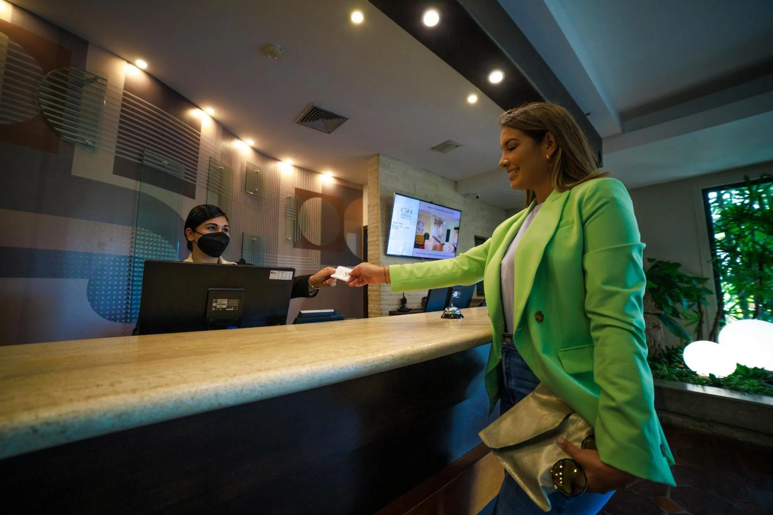 Lobby or reception in Hotel GH Guaparo Inn Valencia