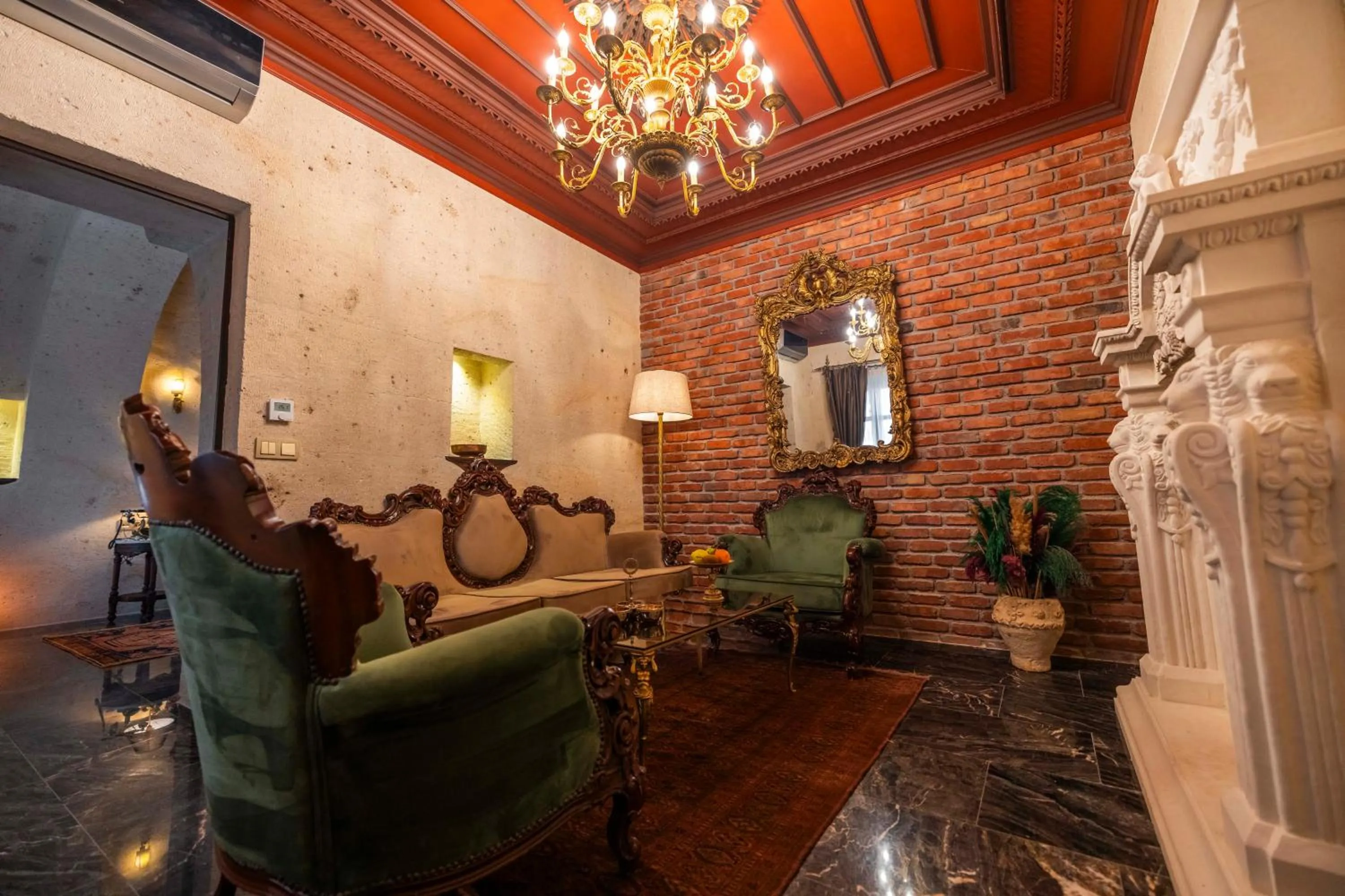 Living room in Signature Cave Cappadocia, Trademark Collection by Wyndham