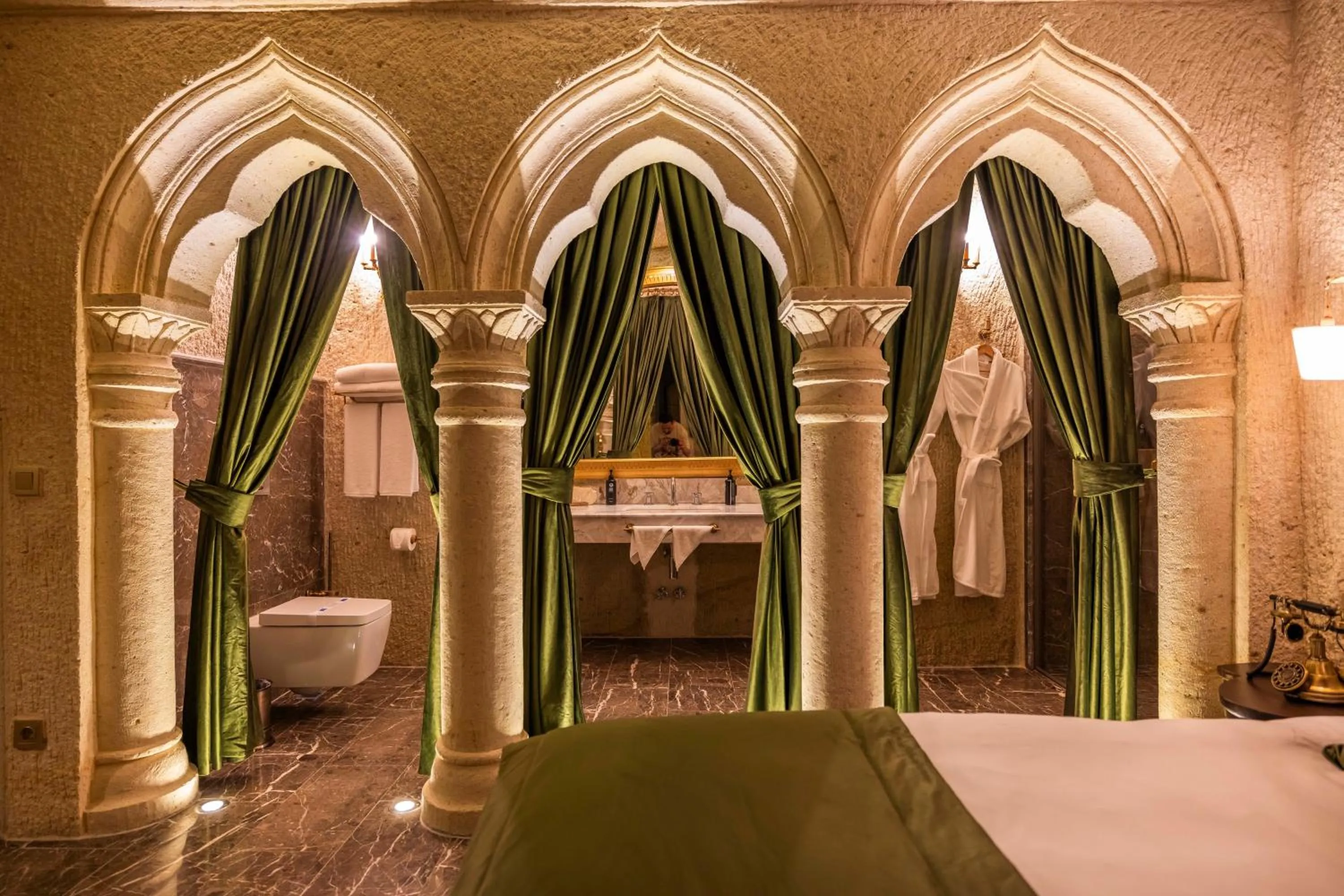 Landmark view, Bed in Signature Cave Cappadocia, Trademark Collection by Wyndham