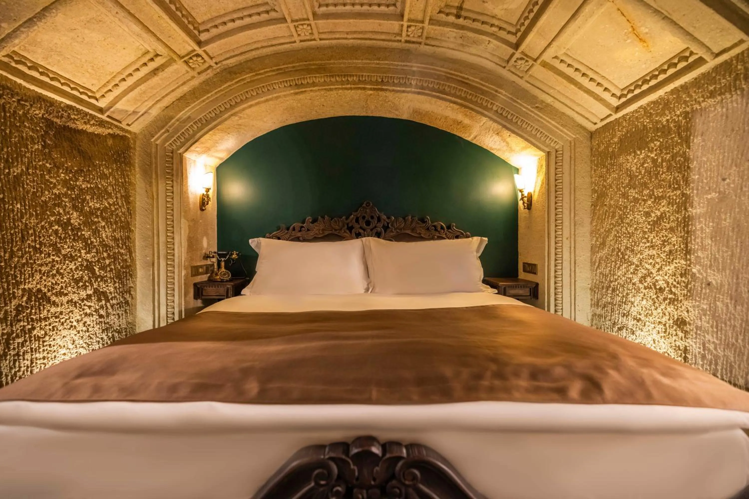Bed in Signature Cave Cappadocia, Trademark Collection by Wyndham