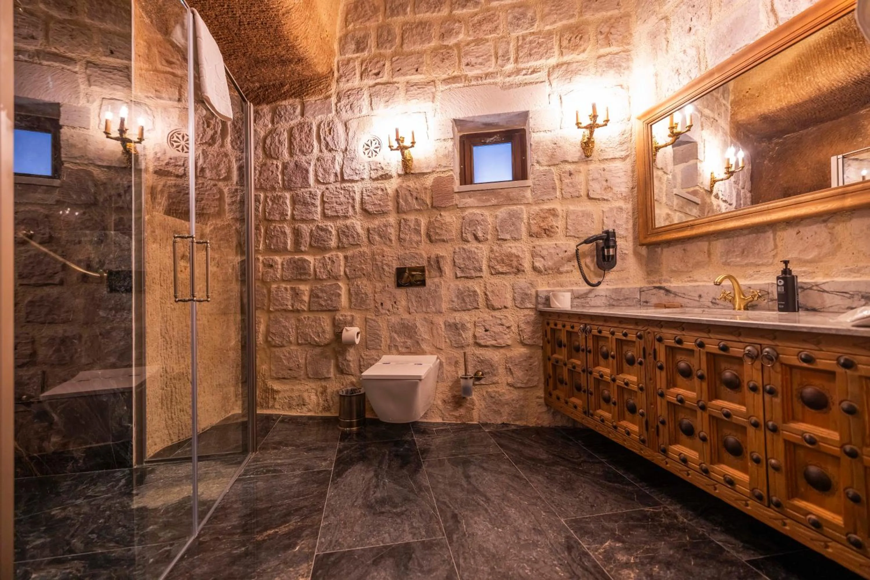 Shower in Signature Cave Cappadocia, Trademark Collection by Wyndham