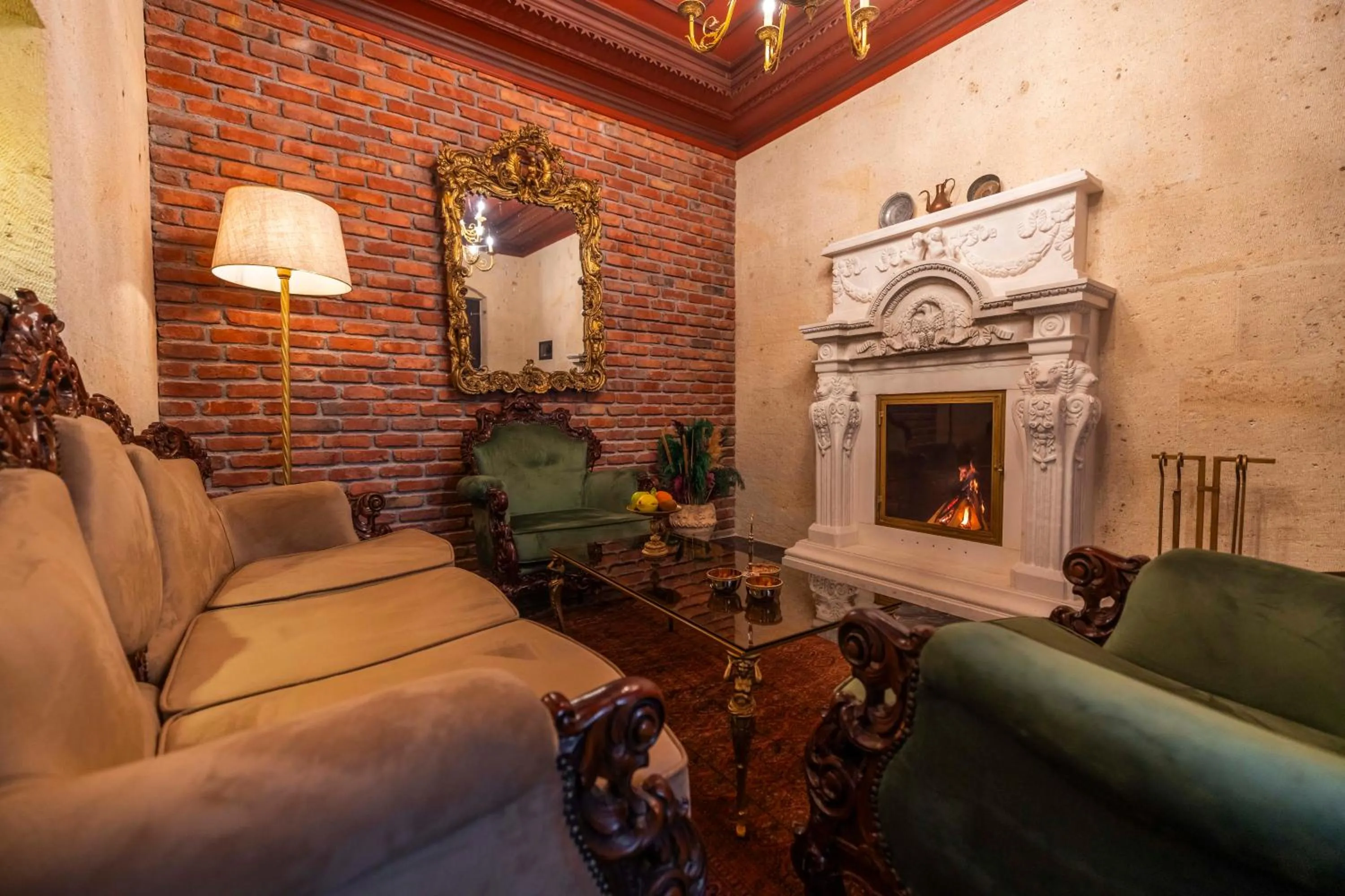 Living room in Signature Cave Cappadocia, Trademark Collection by Wyndham