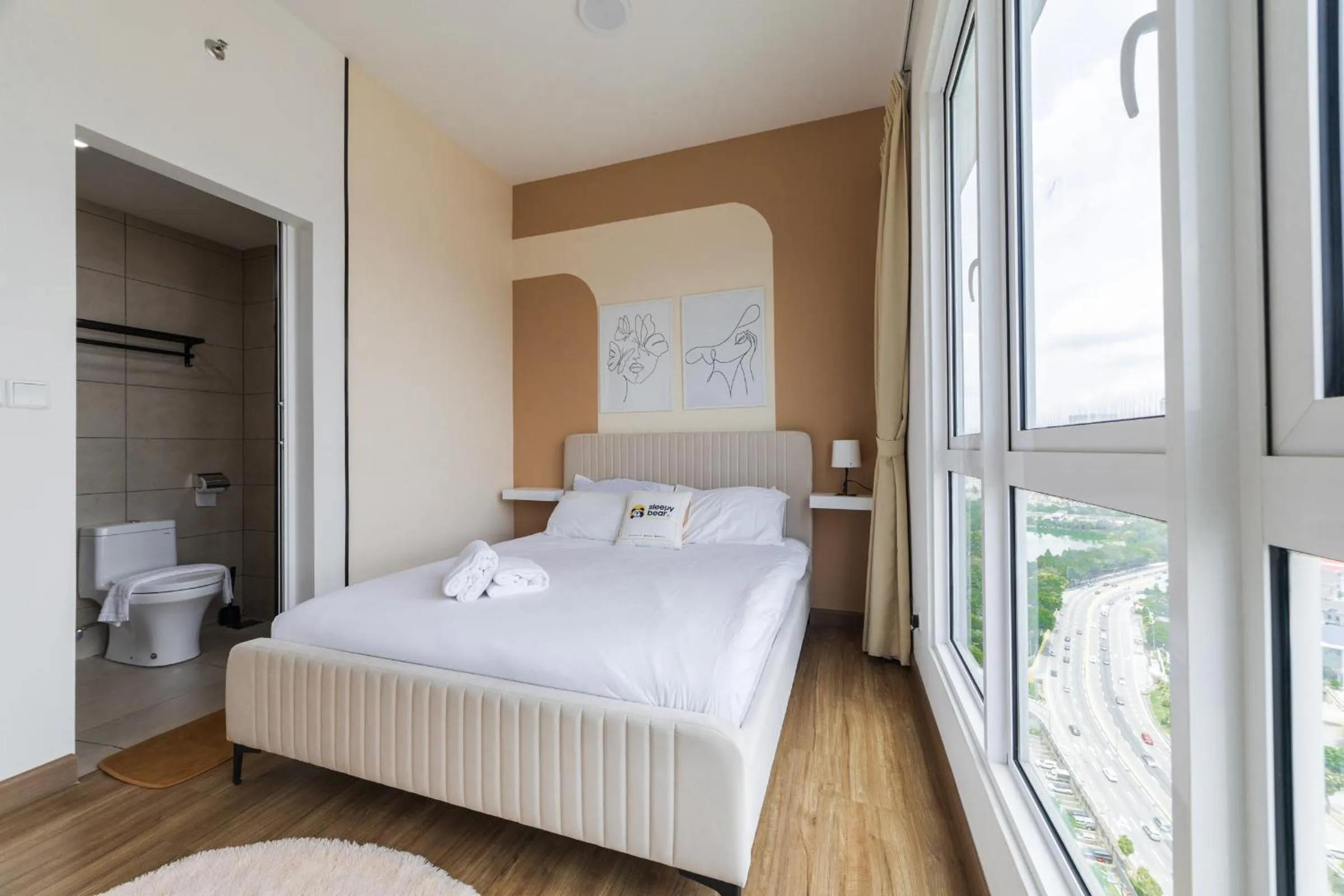 Bed in Plaza Kelana Jaya Suites by Sleepy Bear