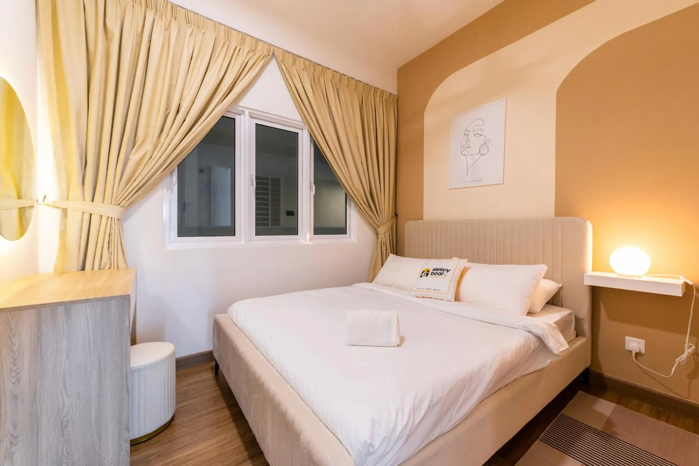 Bed in Plaza Kelana Jaya Suites by Sleepy Bear