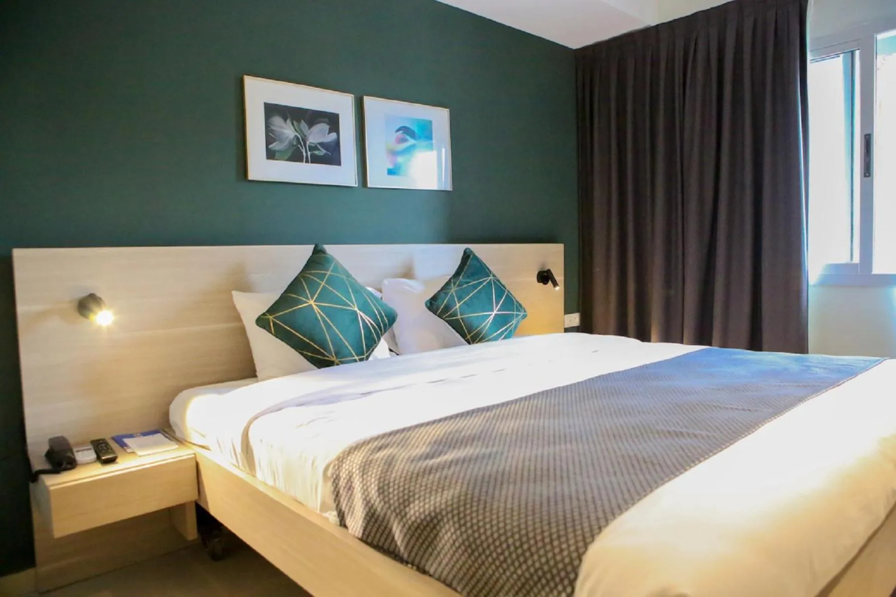 Bed in Hôtel Ivotel Abidjan