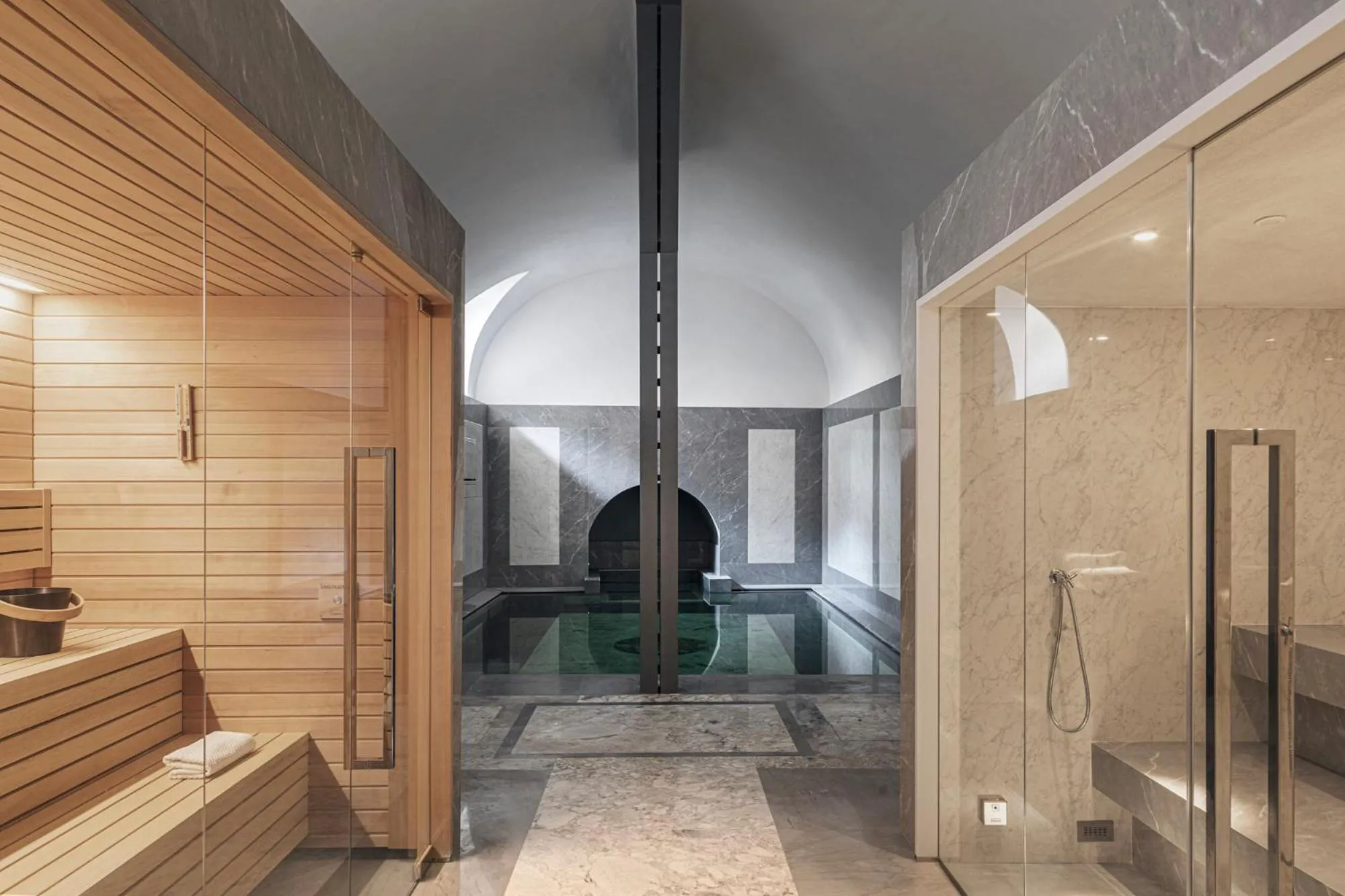 Sauna in Palazzo Shedir - The Leading Hotels of the World