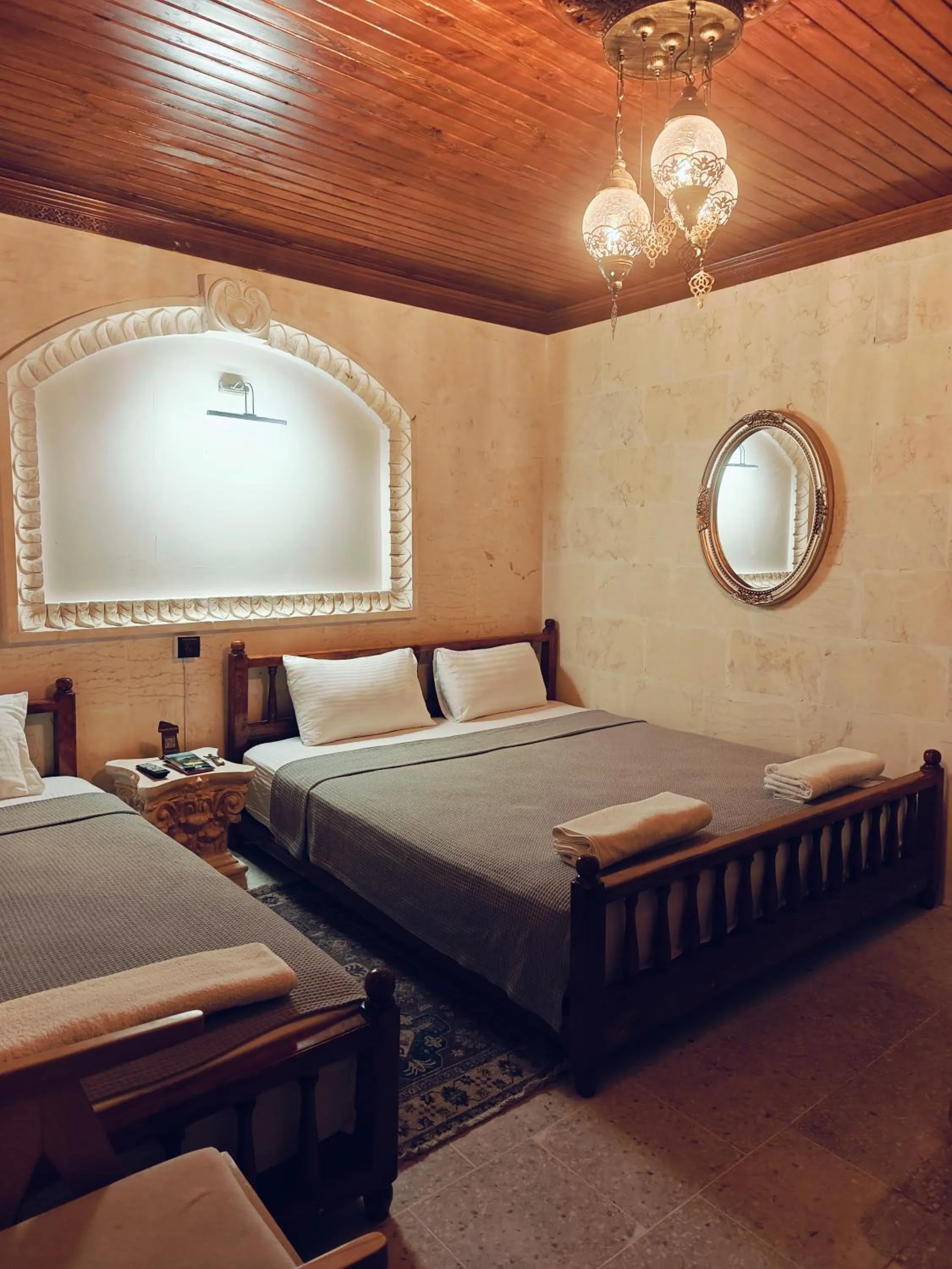 Bed in Ktisis Otel