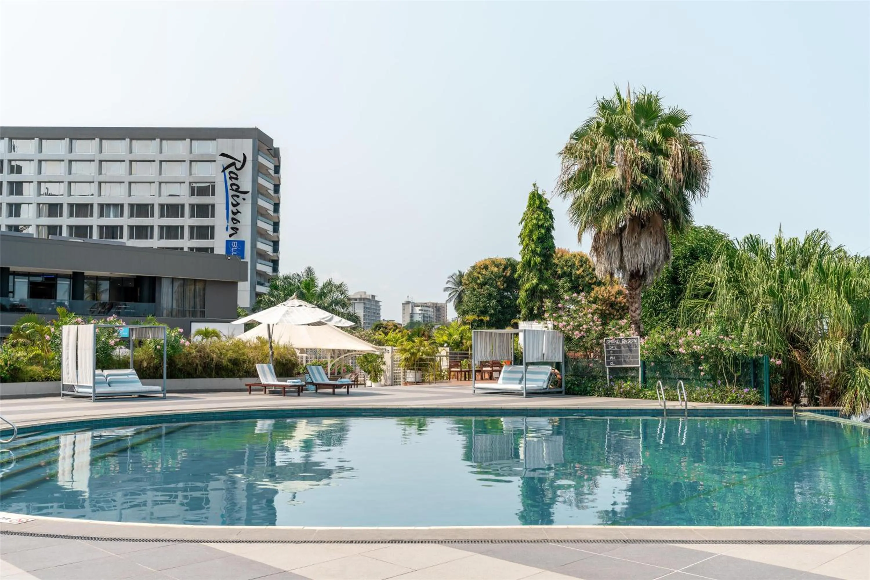 Pool view in Park Inn by Radisson Libreville