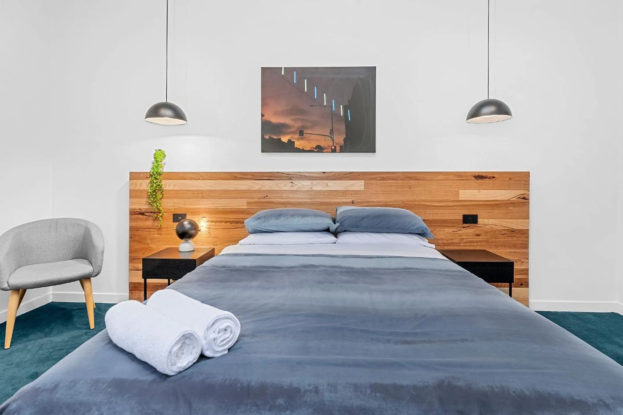 Bed in The Electric Hotel