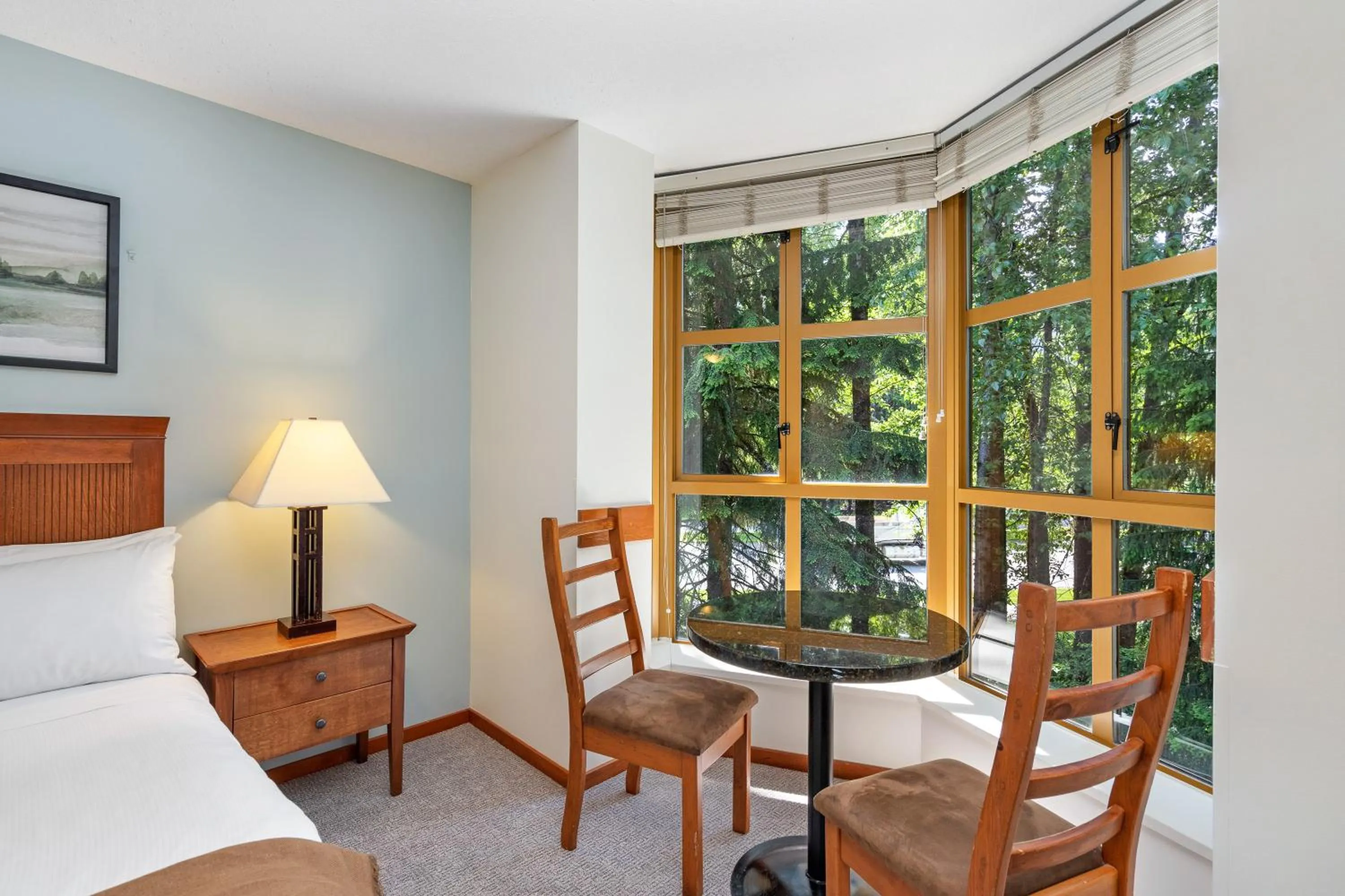 Bed in Cascade Lodge