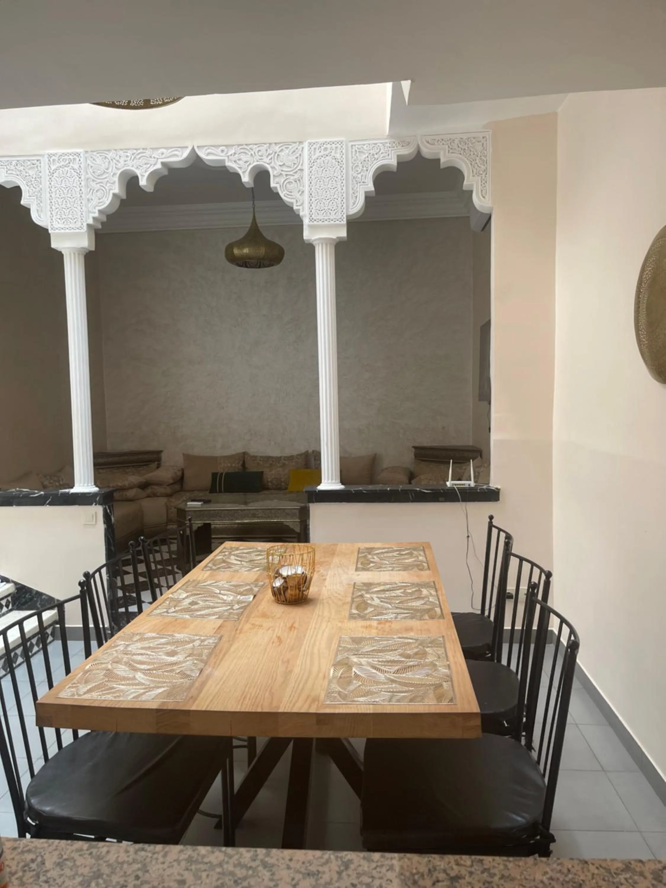Dining area in Riad Aya
