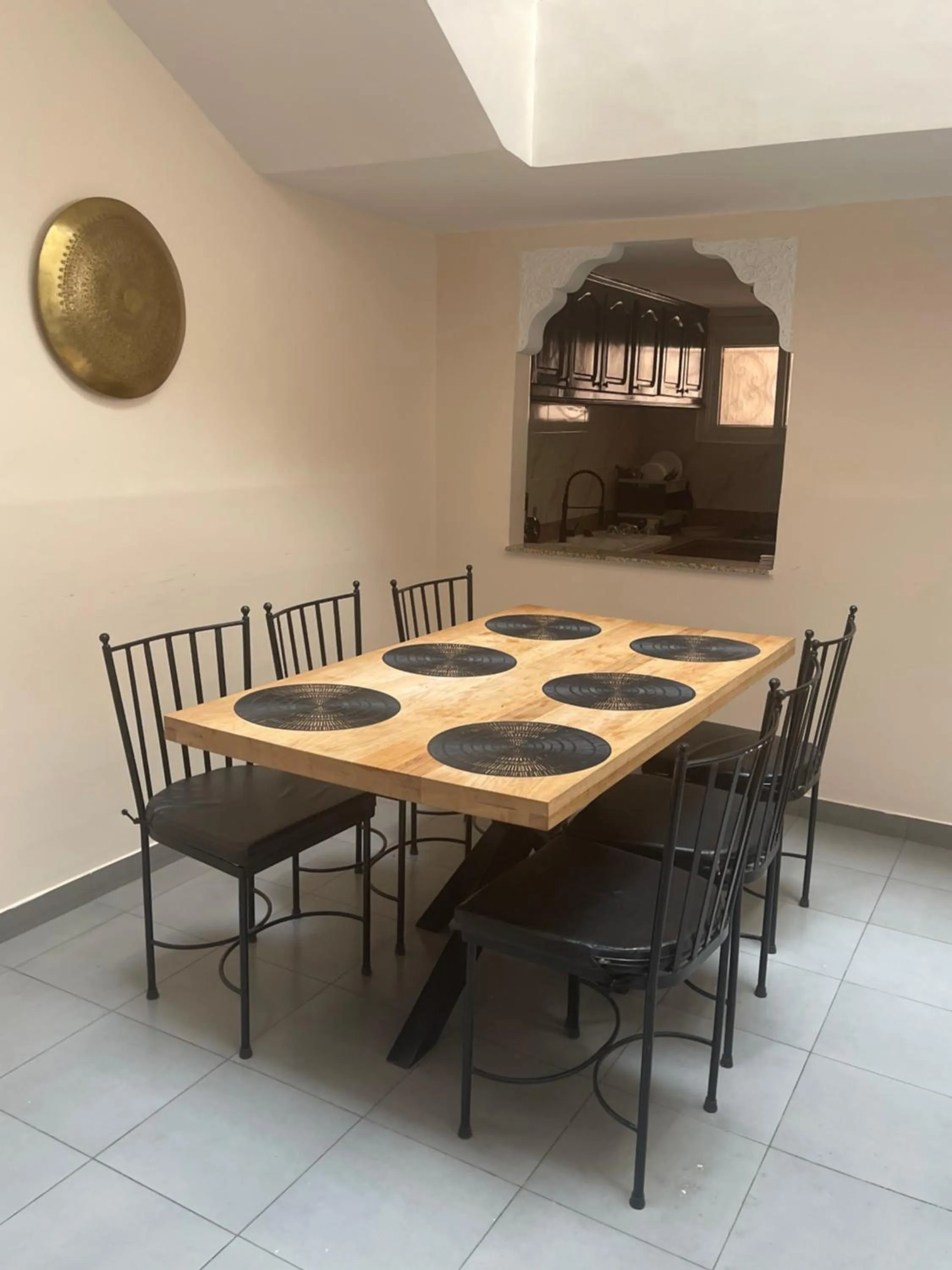 Dining area in Riad Aya