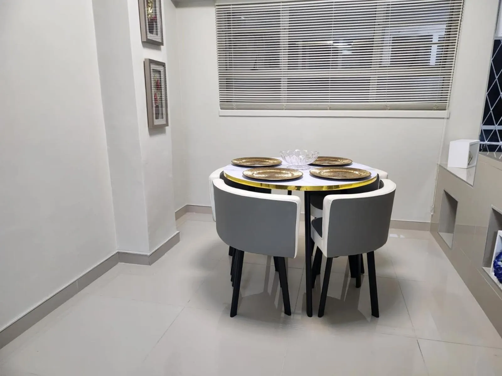 Dining area in A two-bedroom holiday apartment, at the heart of South Beach Durban