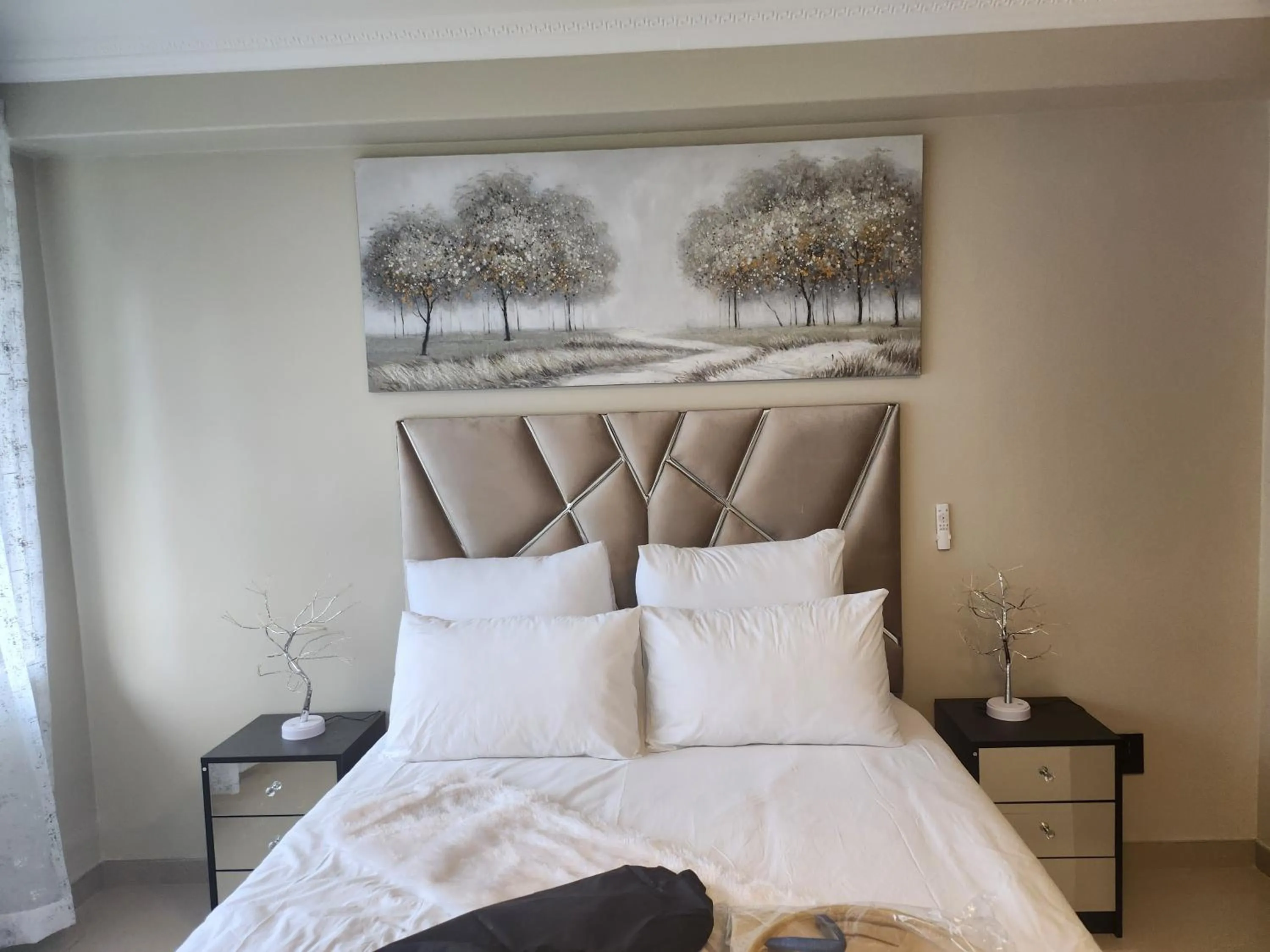 Bedroom, Bed in A two-bedroom holiday apartment, at the heart of South Beach Durban