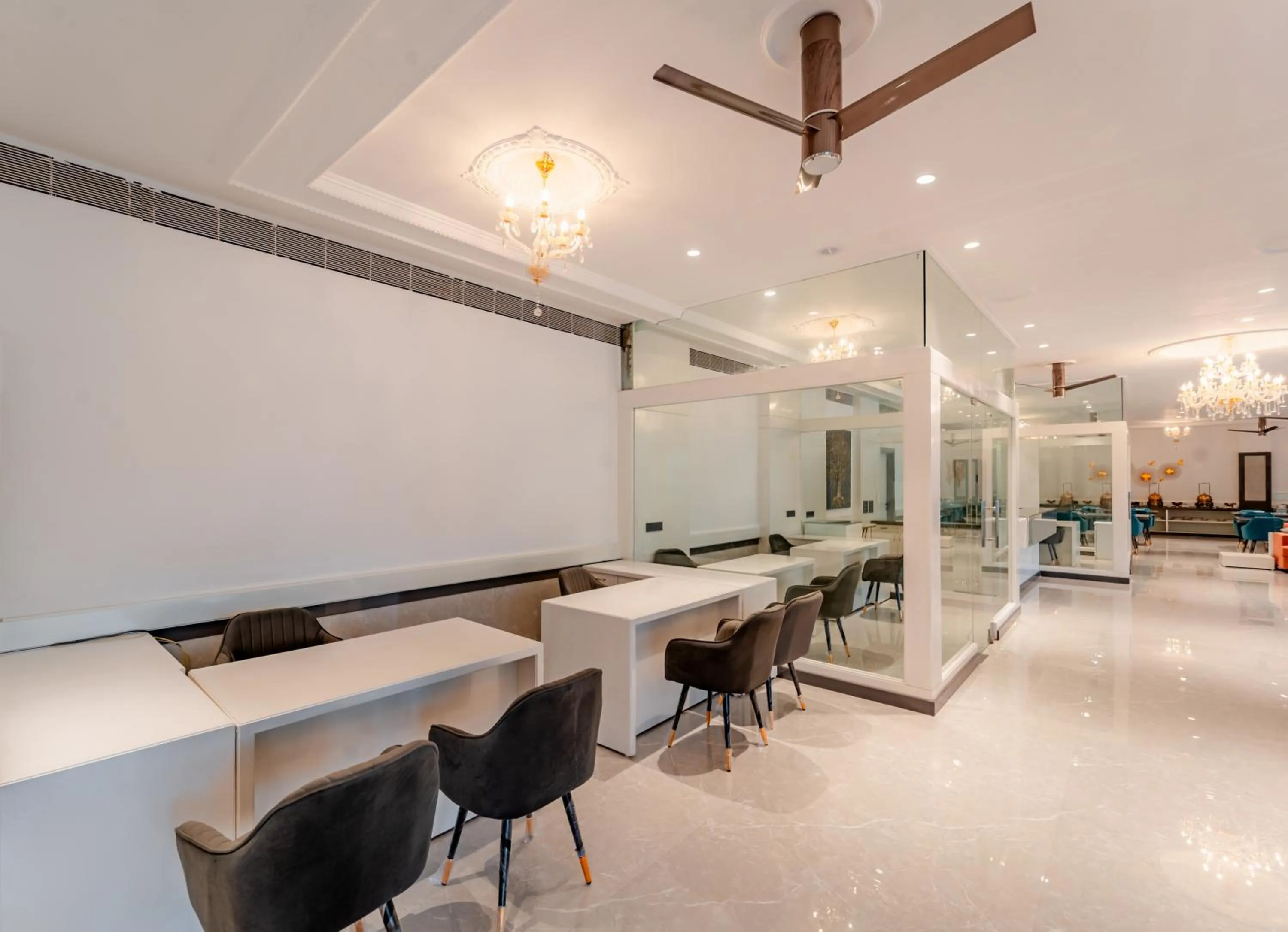 Lobby or reception in Treebo Premium Omni Residency