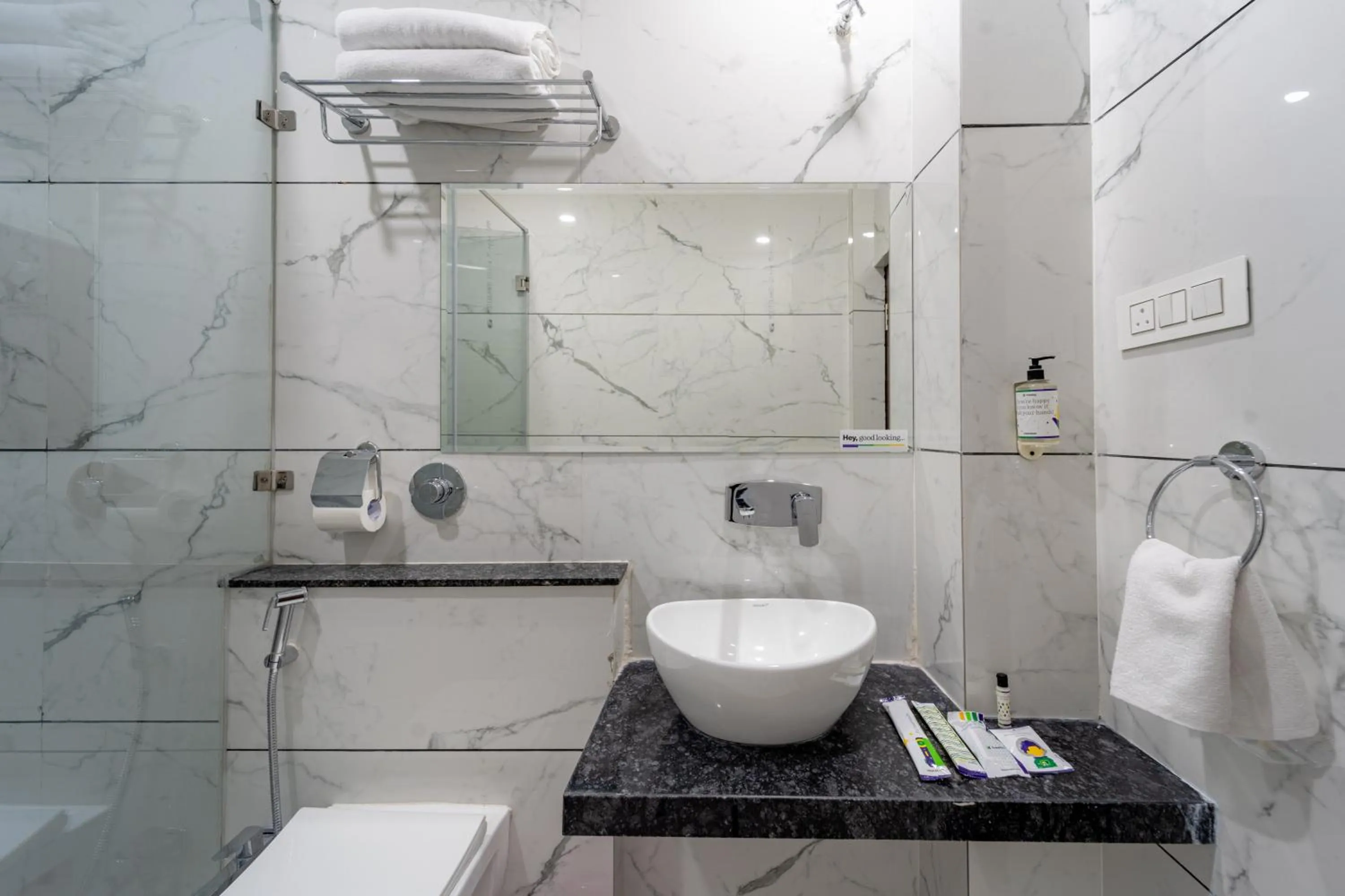 Bathroom in Treebo Premium Omni Residency