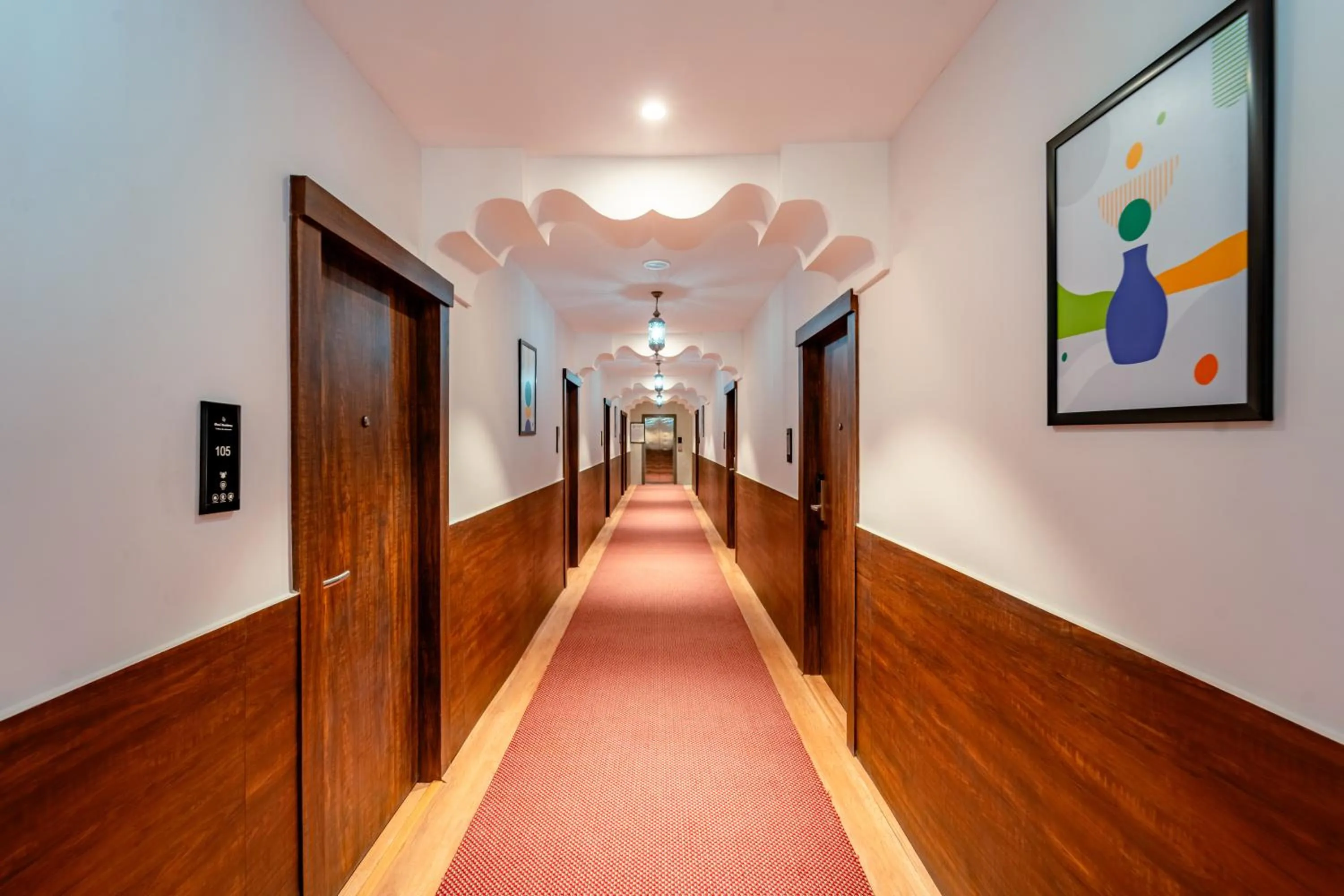 Lobby or reception in Treebo Premium Omni Residency