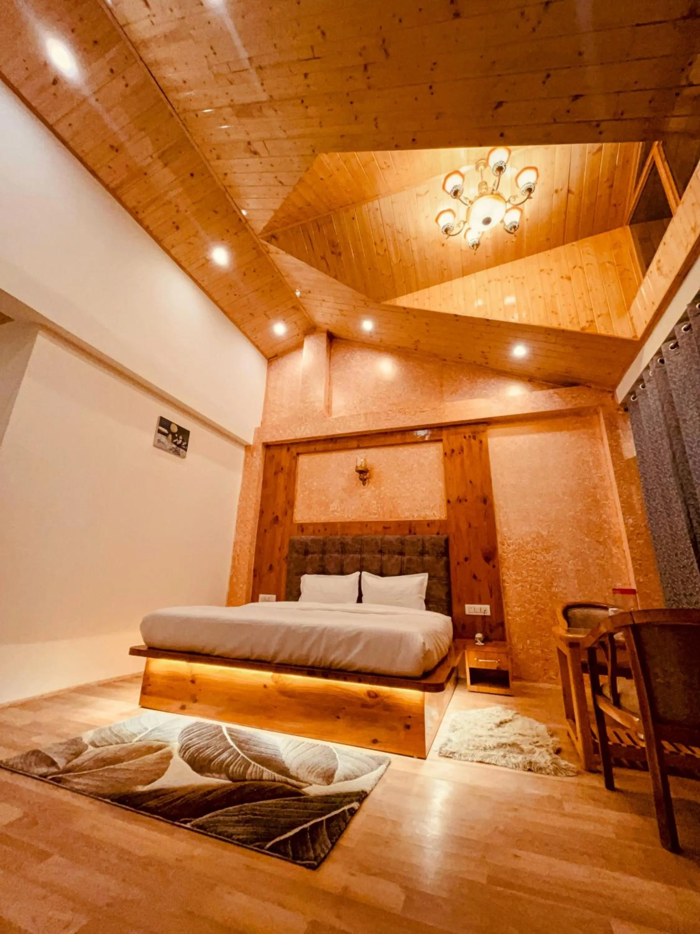 Bed in The Sunset Haven