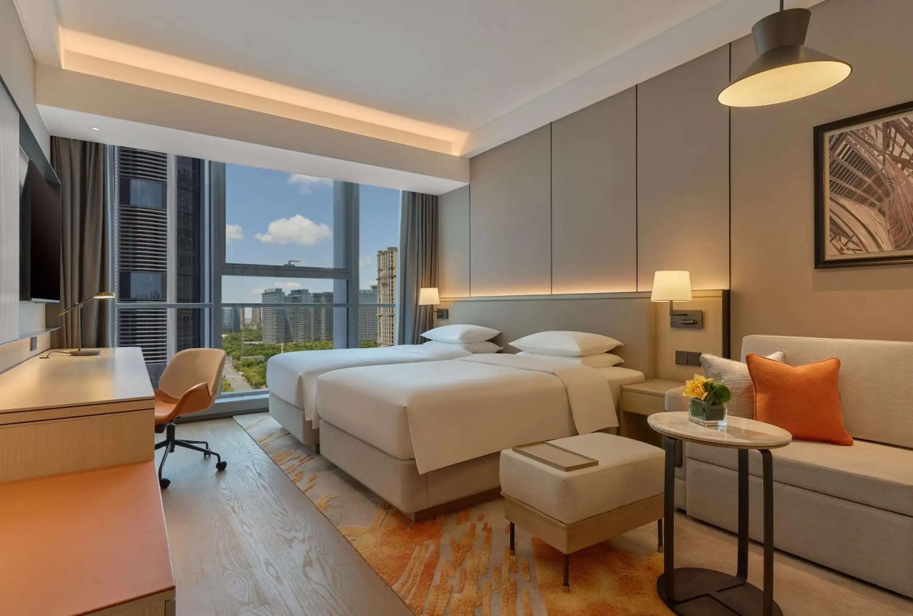 Twin Room with Sofa Bed in Hyatt Place Nantong Xinghu City Plaza Twin Room with Sofa Bed in Hyatt Place Nantong Xinghu City Plaza