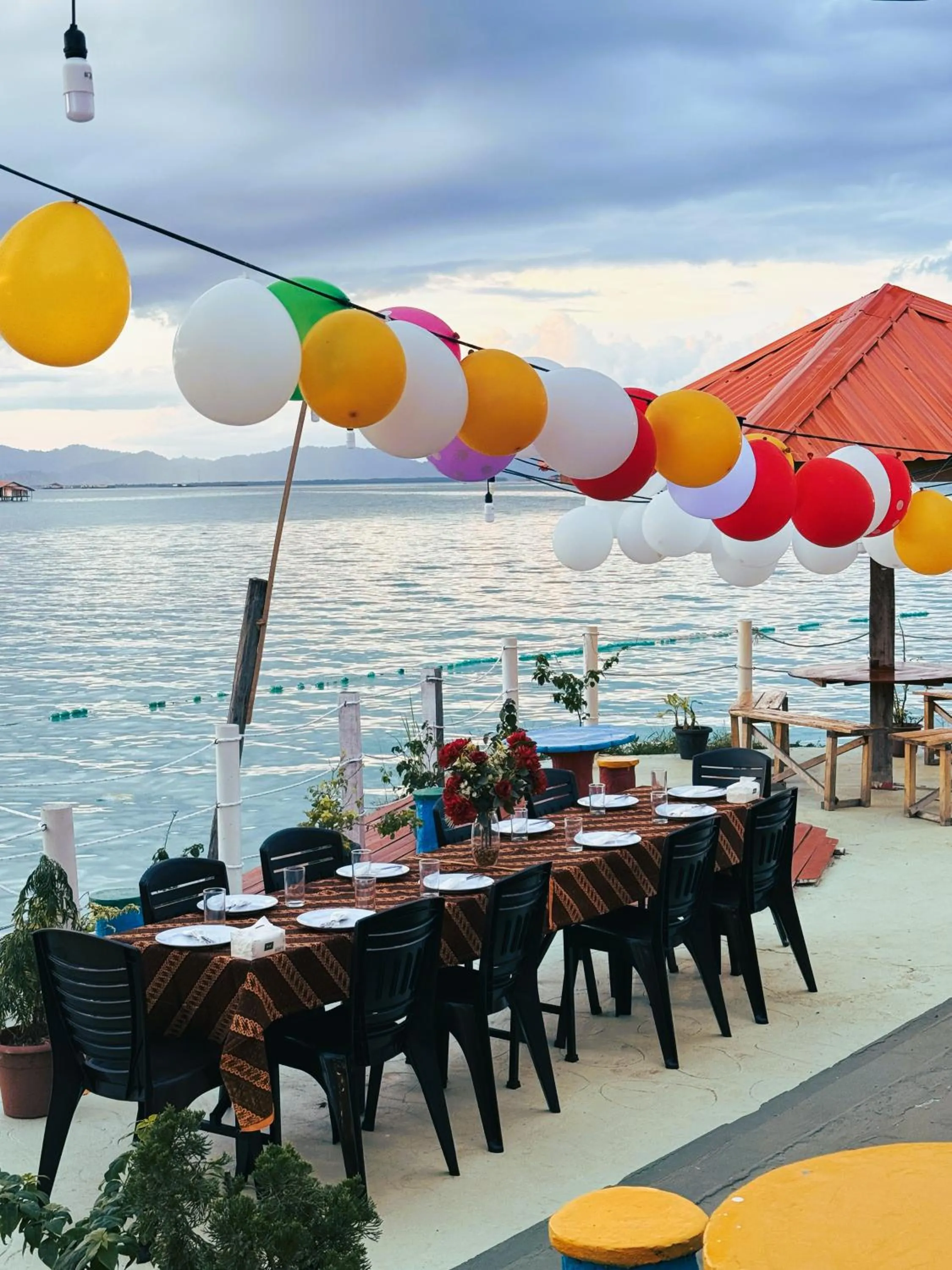 Sea view in Panglima Resort Bum Bum Island, Semporna