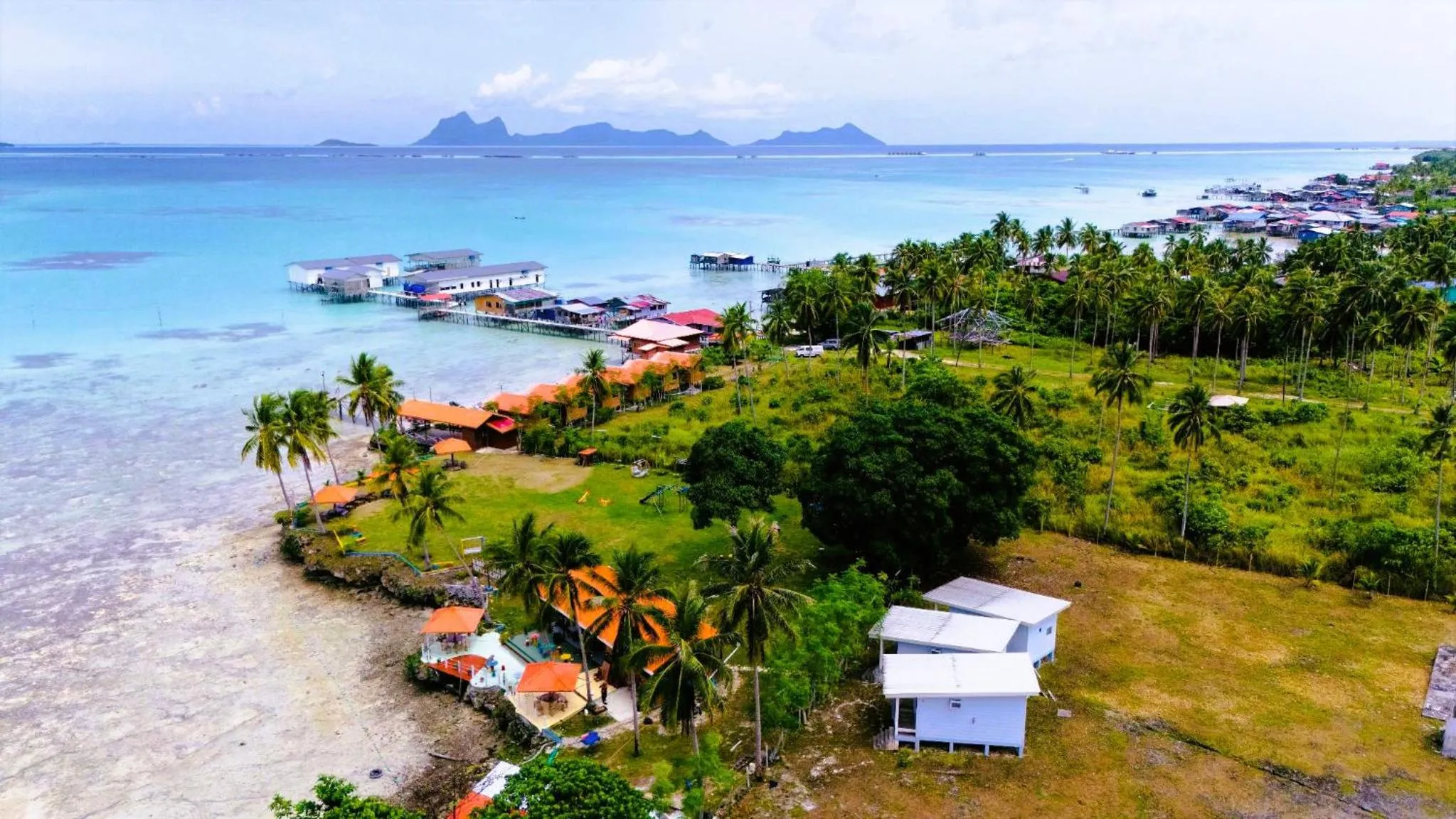 Sea view in Panglima Resort Bum Bum Island, Semporna