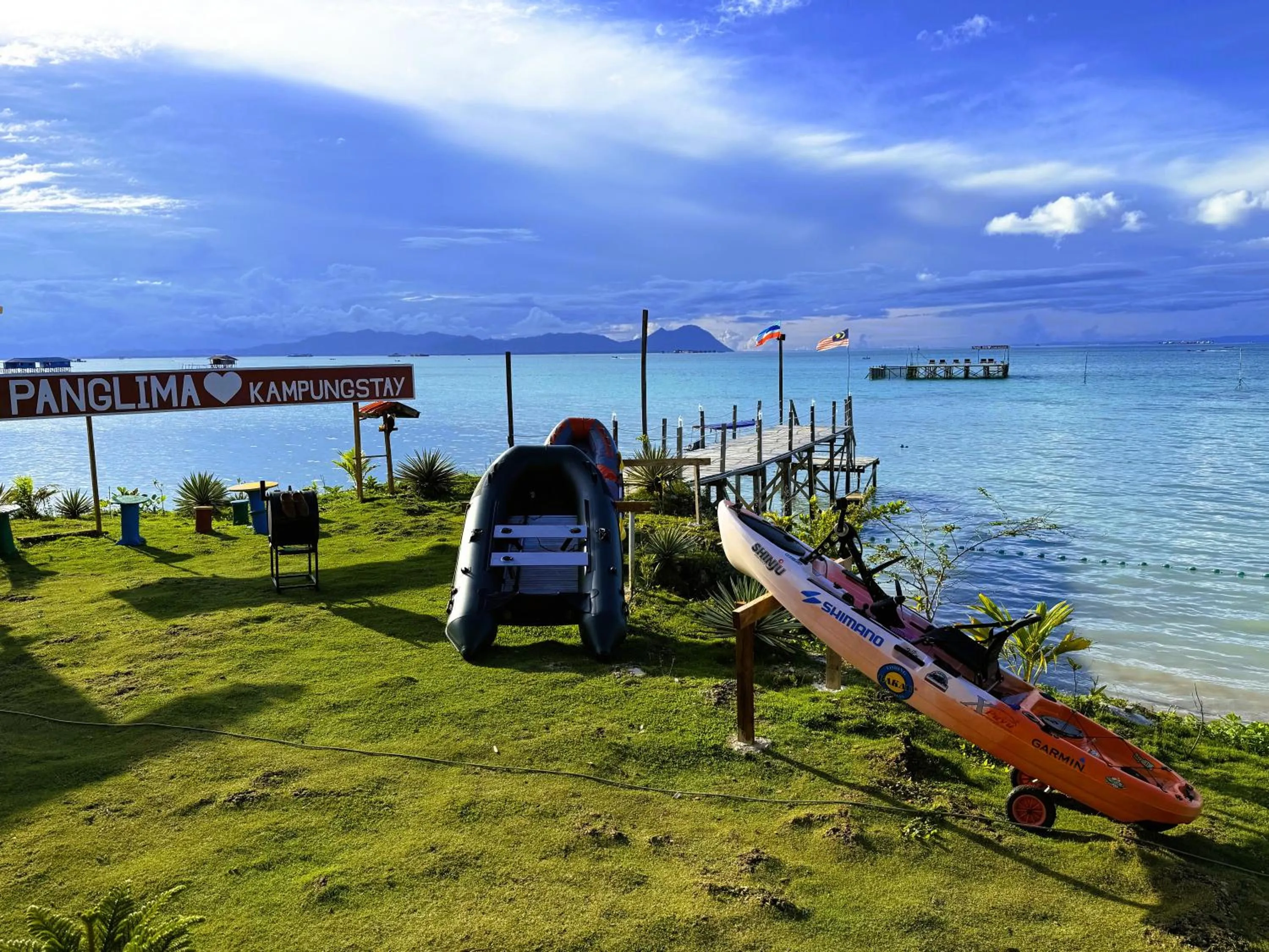 Sea view in Panglima Resort Bum Bum Island, Semporna