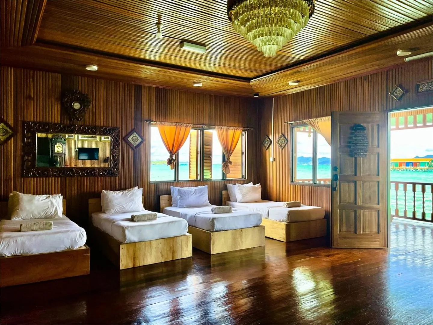 Bedroom, Bed in Panglima Resort Bum Bum Island, Semporna