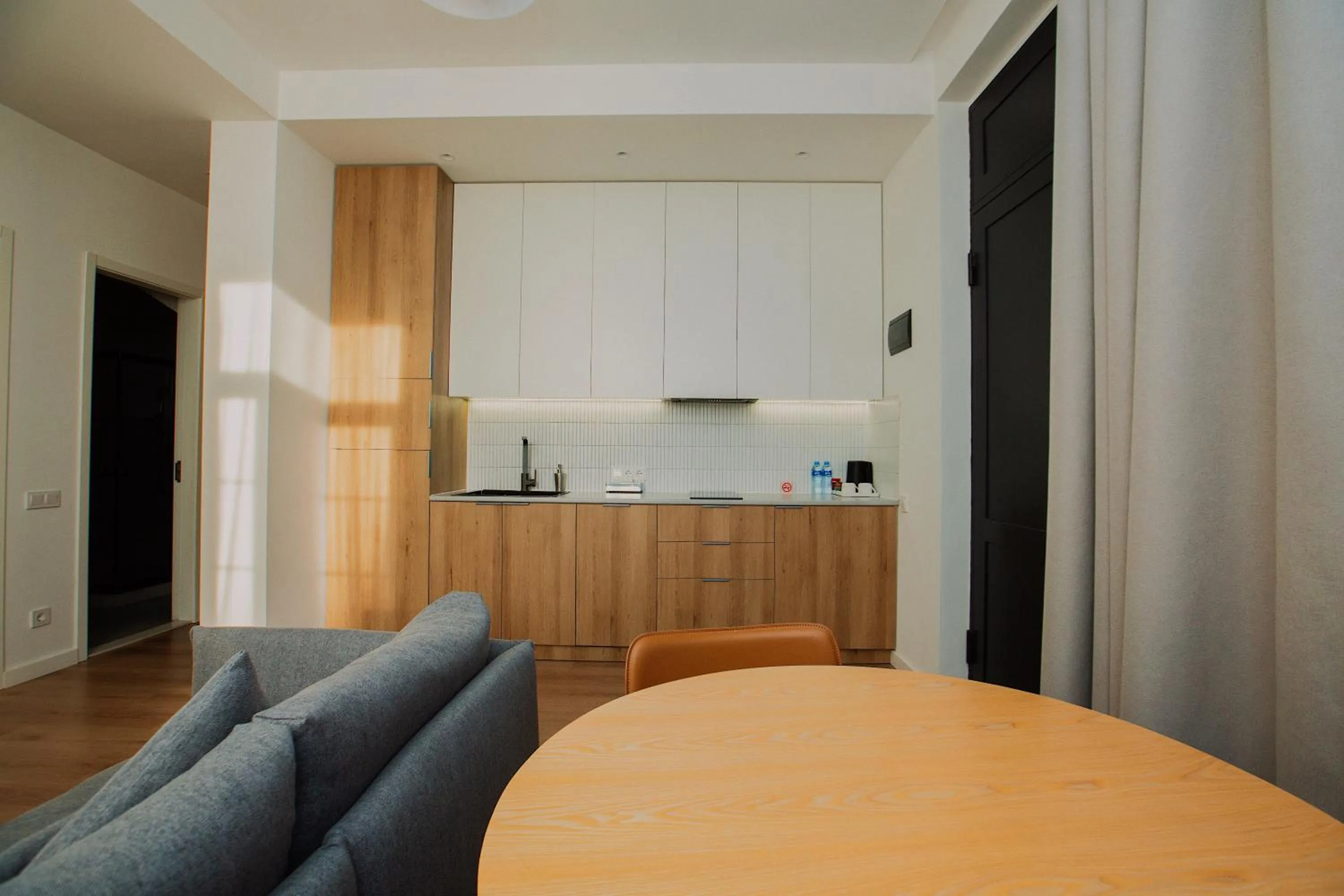 Kitchen or kitchenette in Artifact Apart Hotel