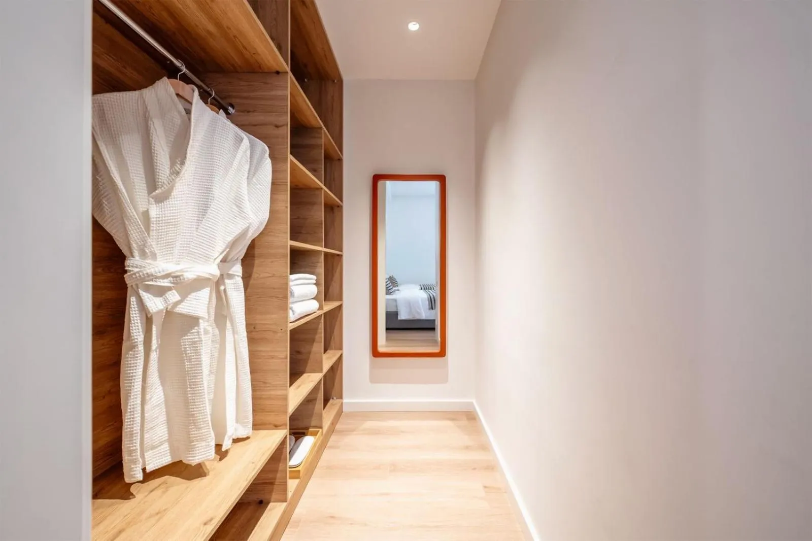 Bed in Artifact Apart Hotel