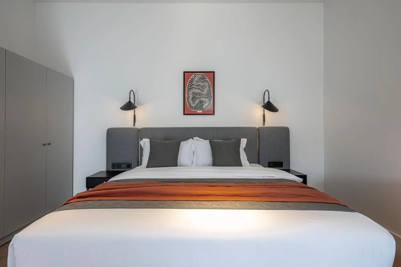 Bed in Artifact Apart Hotel