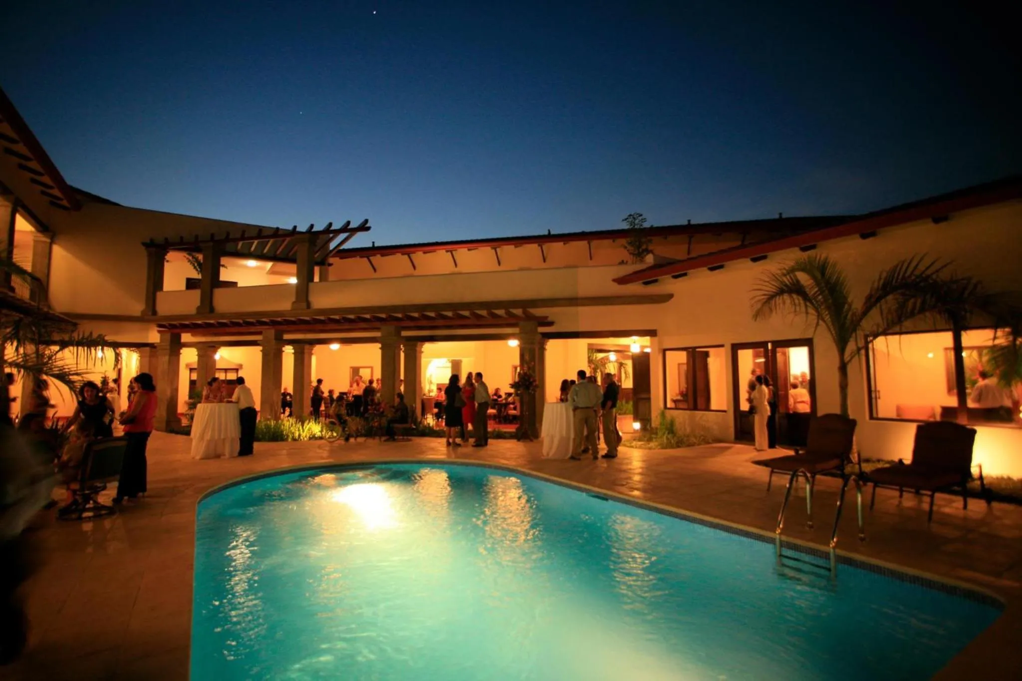 Swimming pool in Hotel Los Portales