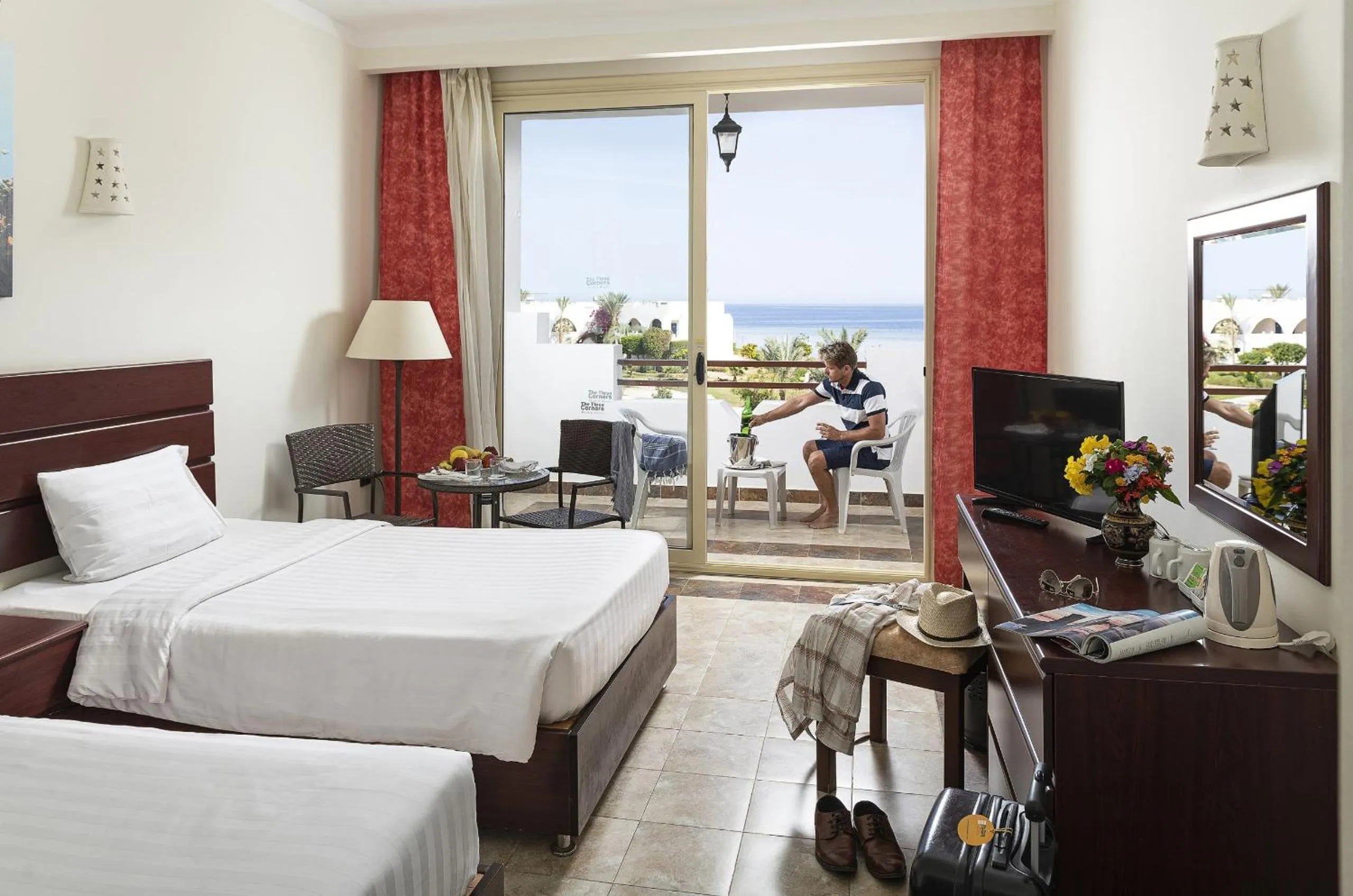 Bedroom, Bed in Three Corners Equinox Beach Resort