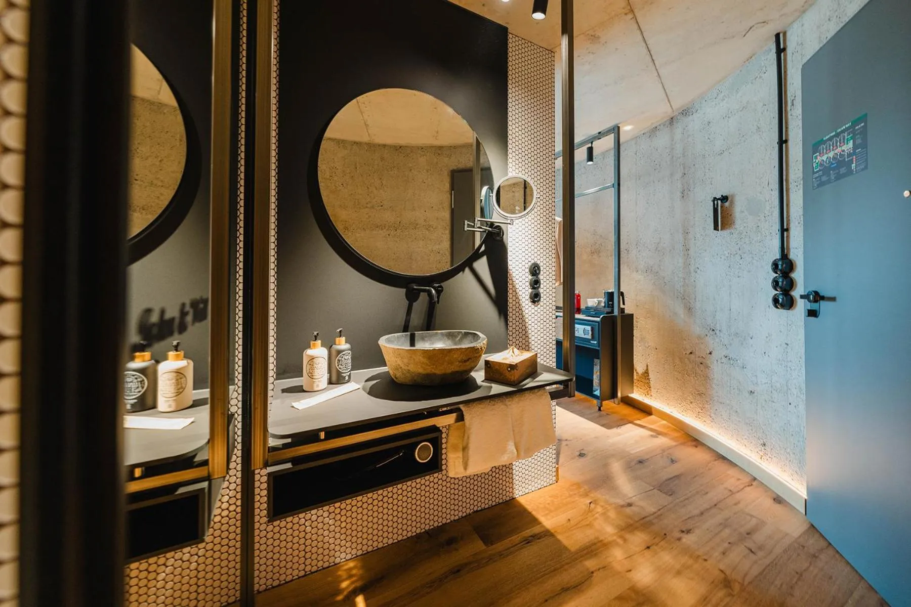 Bathroom in John & Will Silo-Hotel by Guldsmeden