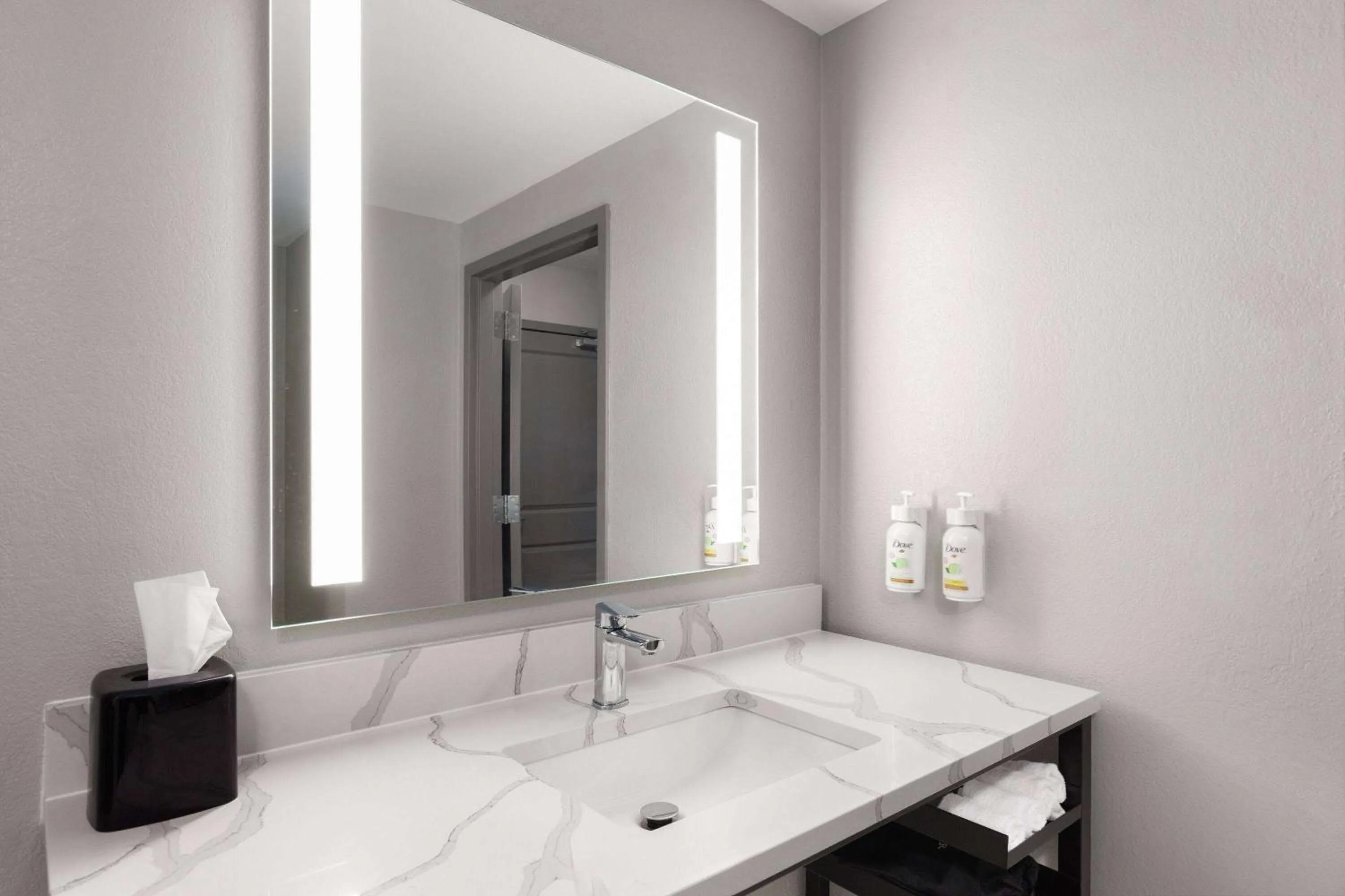 Shower in Hawthorn Extended Stay by Wyndham Knoxville