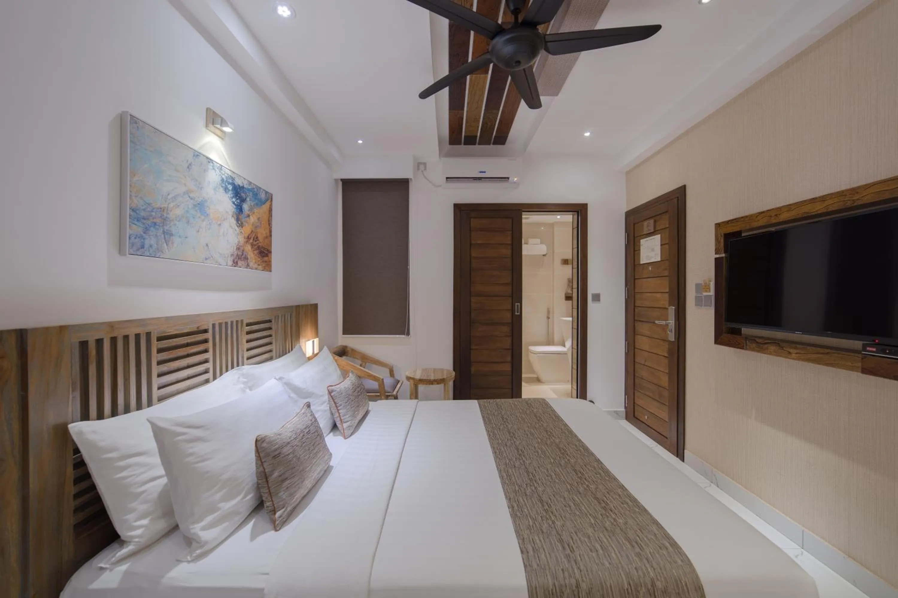 Bedroom, Bed in Hotel Ocean Grand at Hulhumale